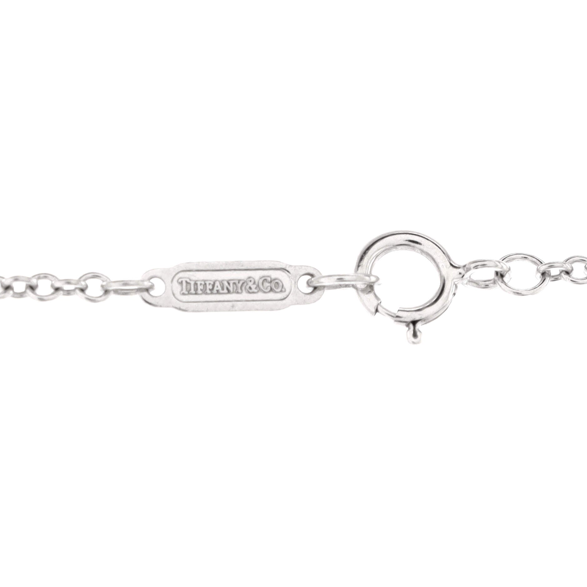 Atlas Circle Pendant Necklace 18K White Gold with Diamonds Medium