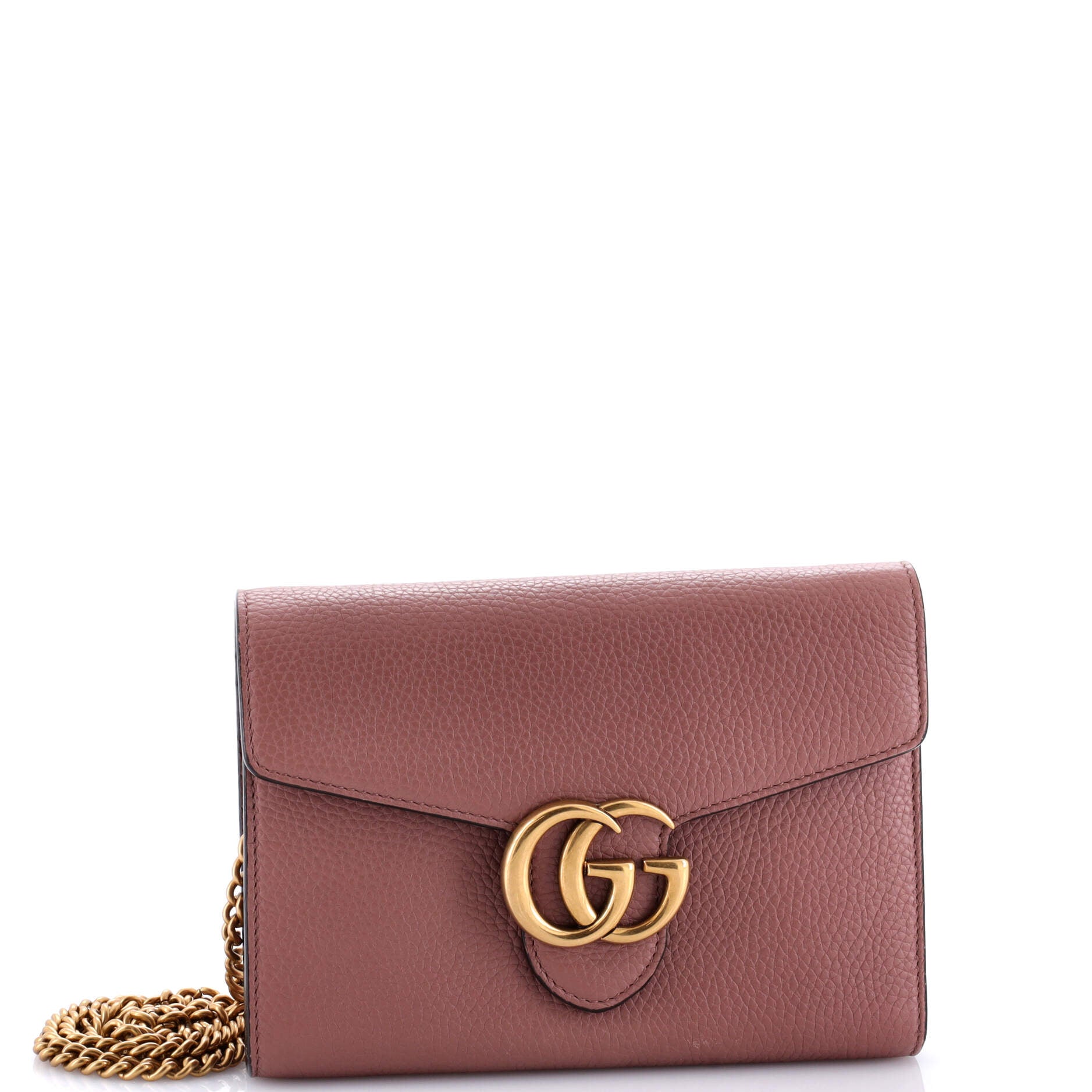 GG Marmont Chain Wallet Leather Mini