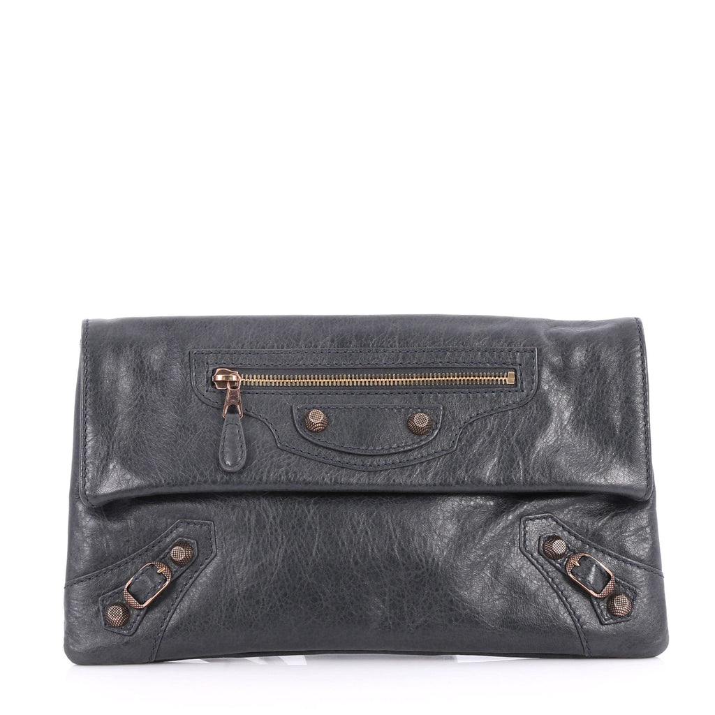 Envelope Clutch Giant Studs Leather