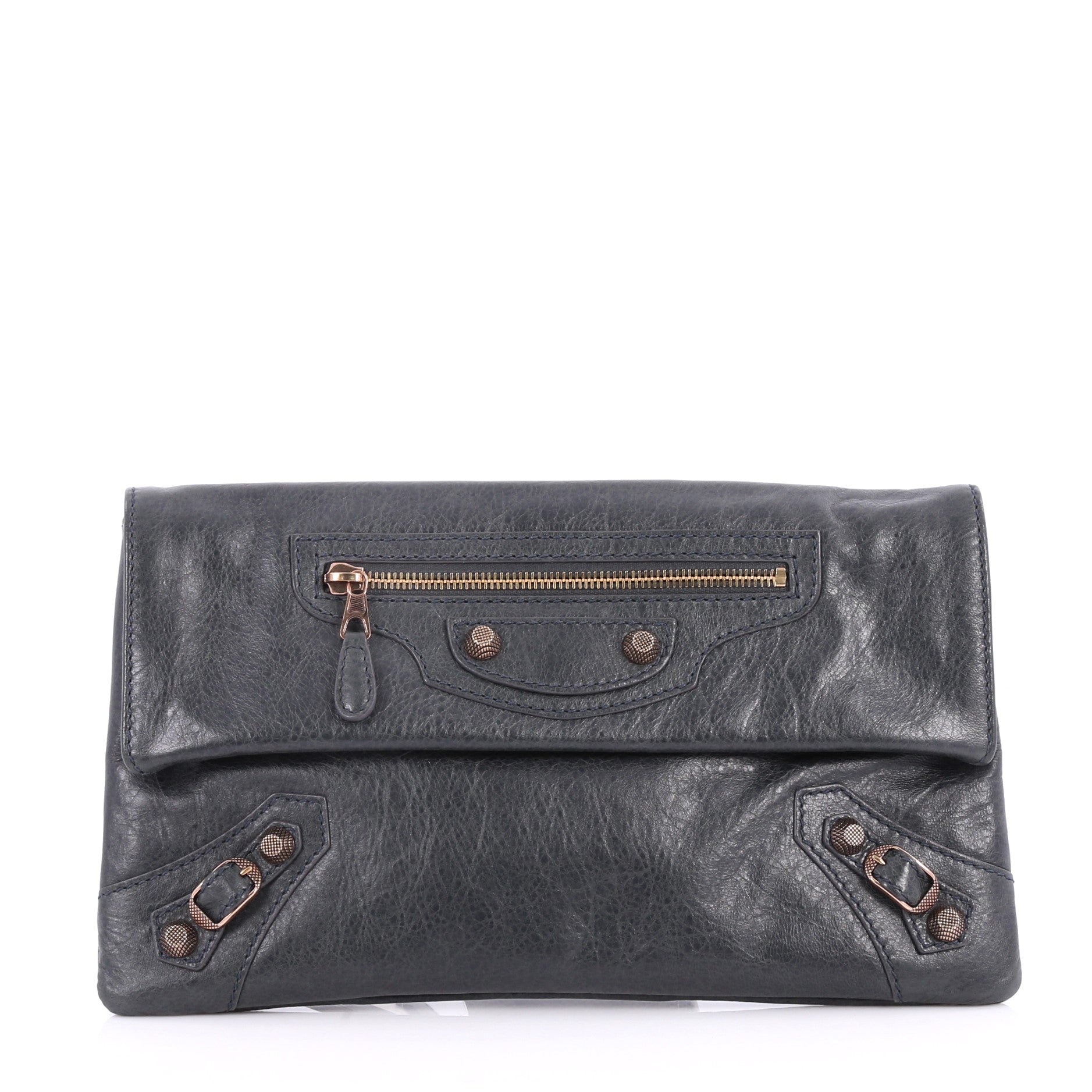 Envelope Clutch Giant Studs Leather