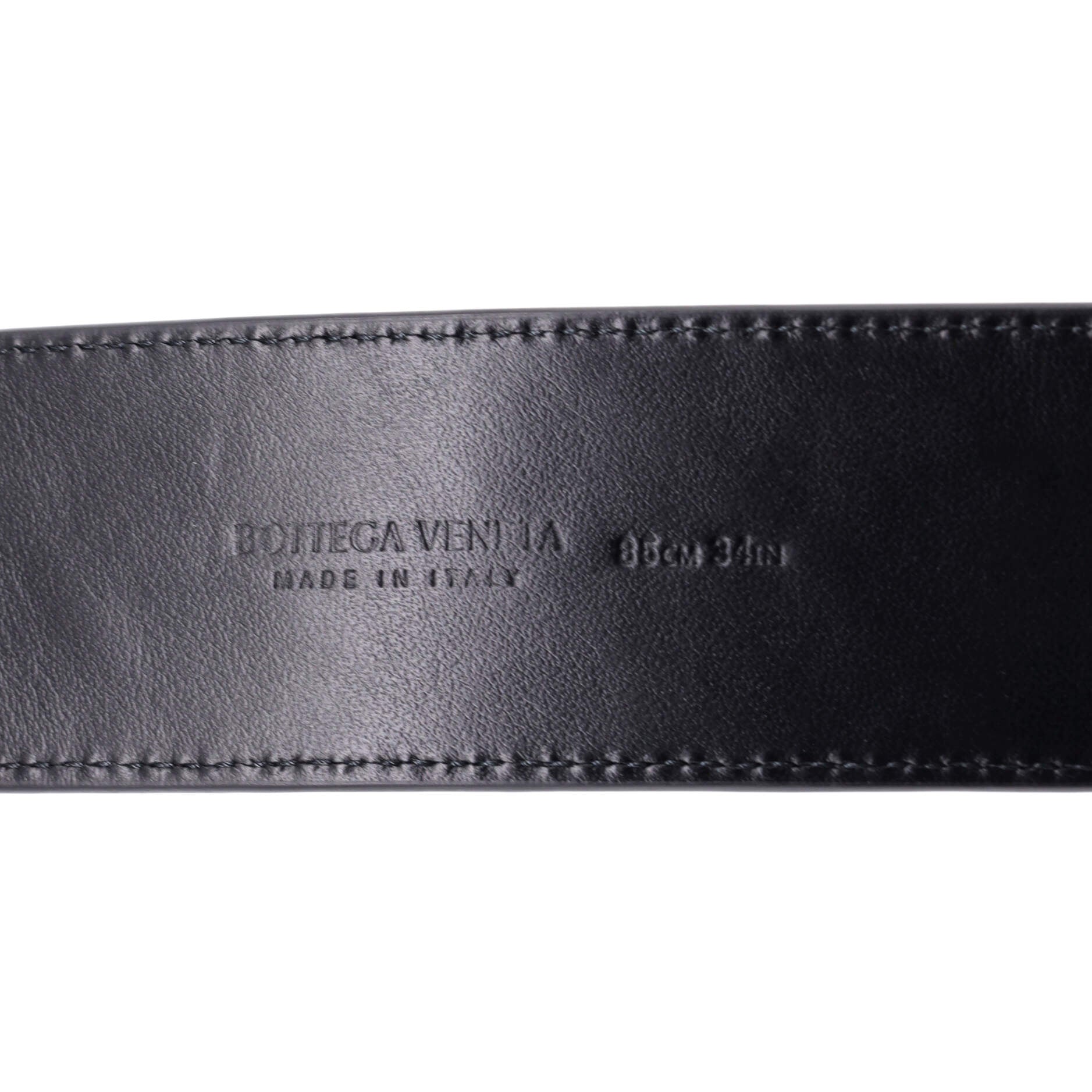 Essential Twist Belt Intrecciato Leather Wide 85