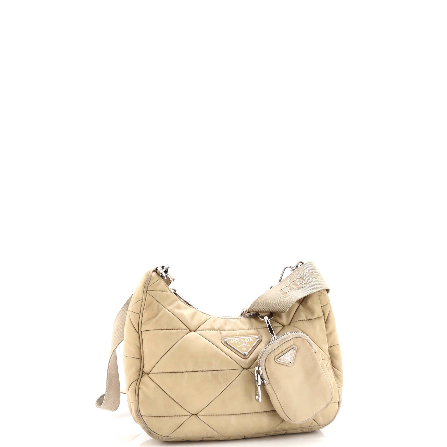 Re-Edition Shoulder Bag Quilted Tessuto Small