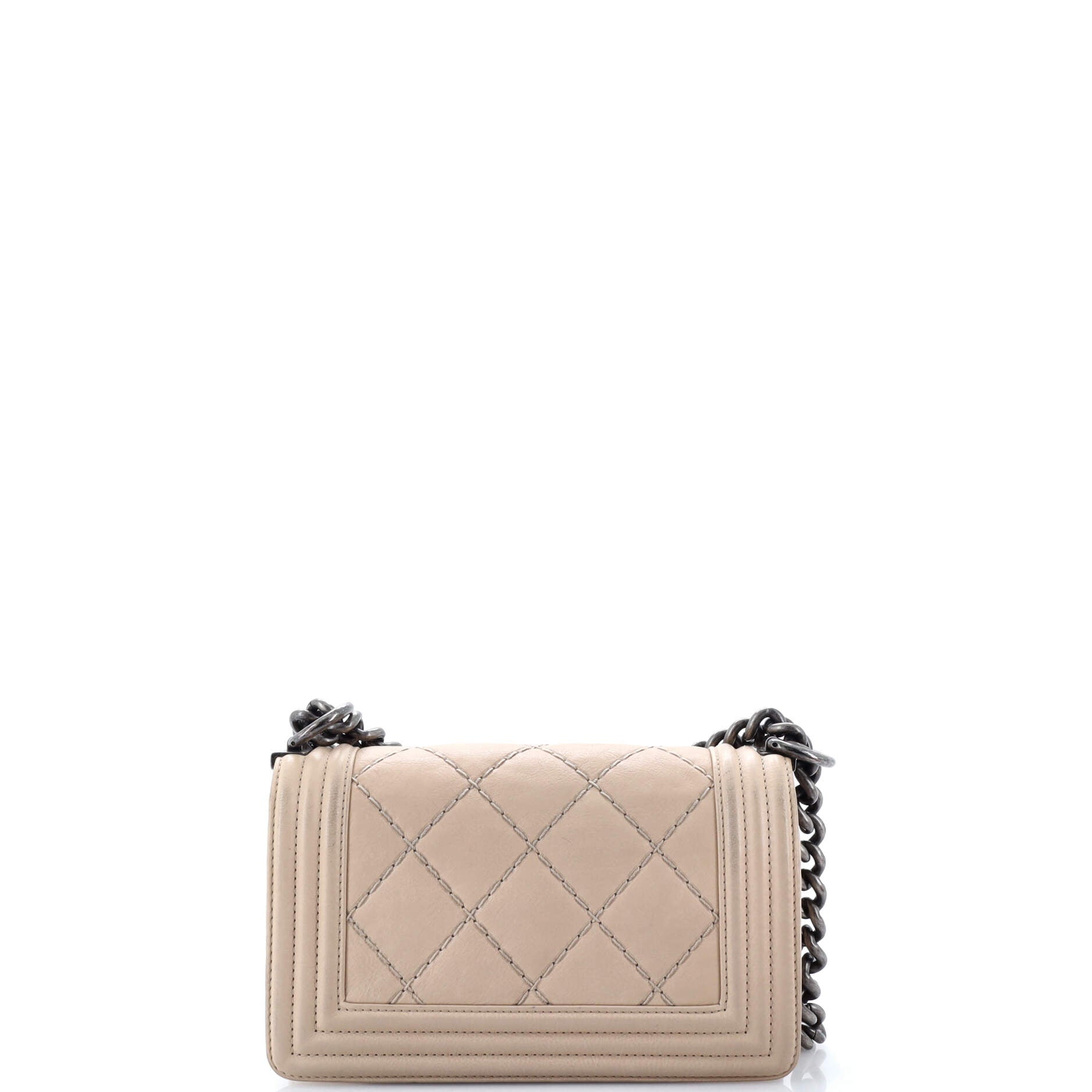Stitch Boy Flap Bag Quilted Calfskin Small