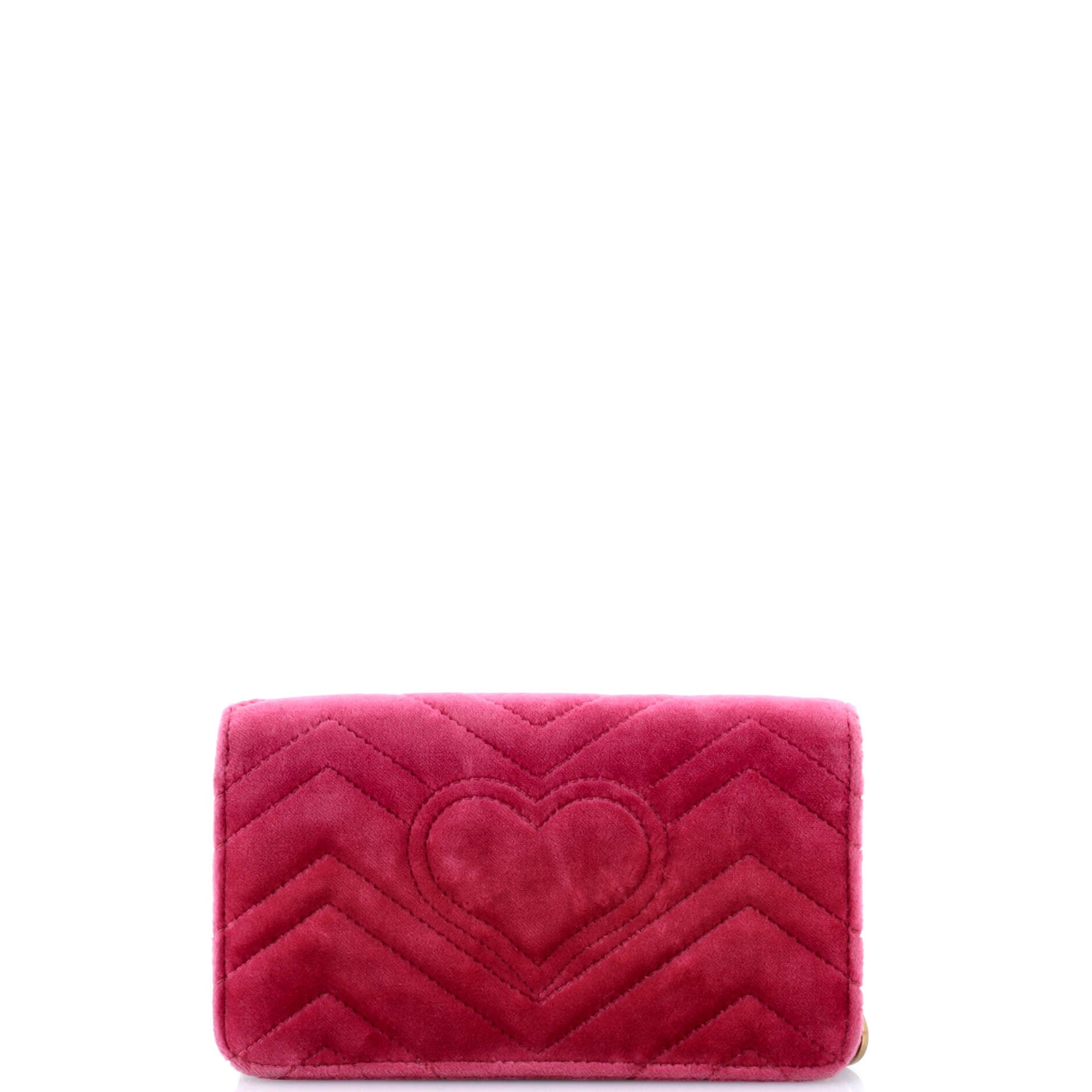 GG Marmont Chain Flap Bag Embroidered Matelasse Velvet Mini