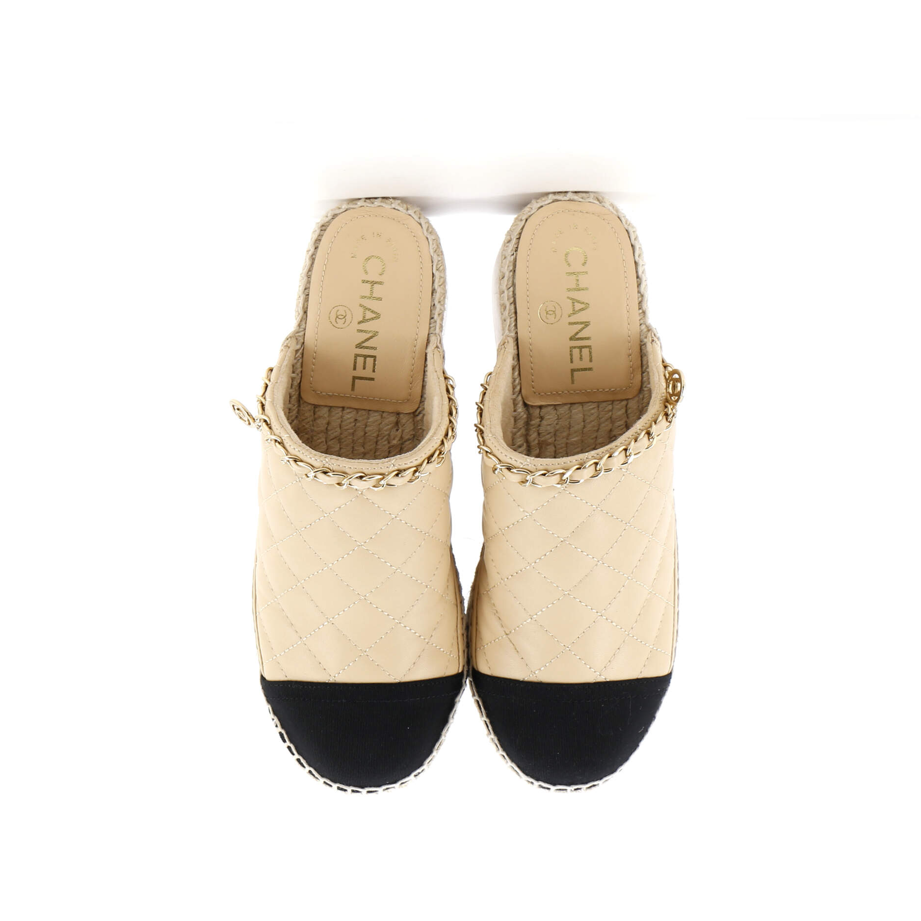 Women's Clogs Quilted Leather