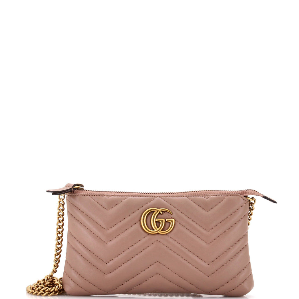 GG Marmont Chain Shoulder Bag Matelasse Leather Mini