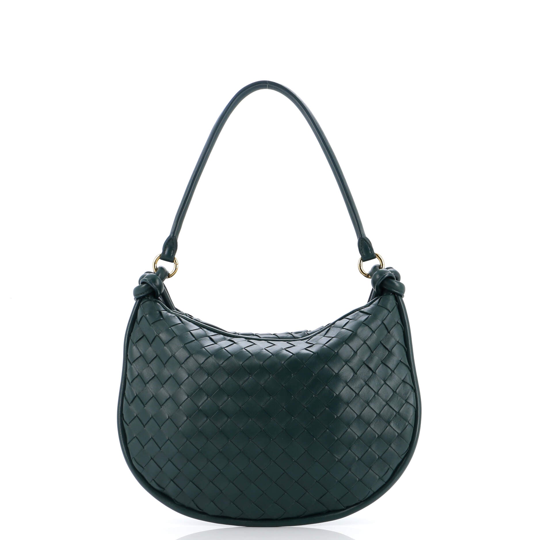 Gemelli Shoulder Bag Intrecciato Leather Small