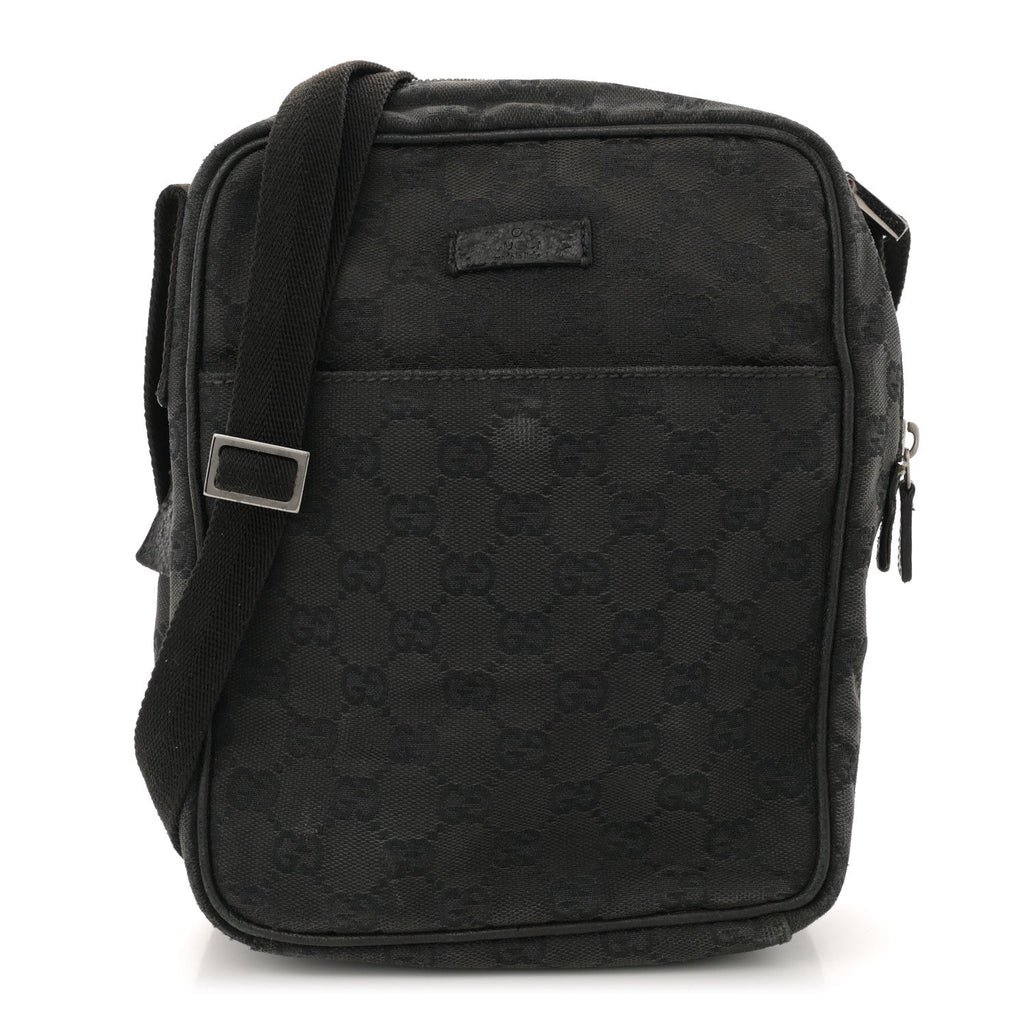 Monogram Messenger Bag Black