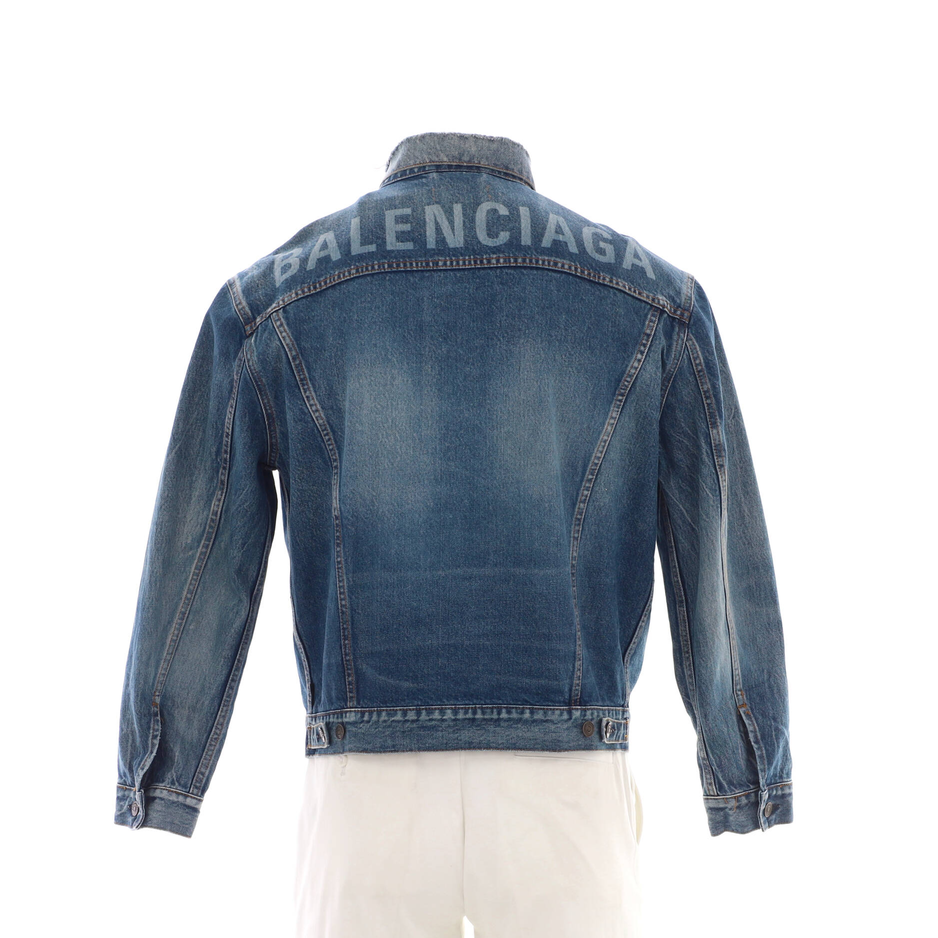 Men's Logo Oversized Jacket Denim