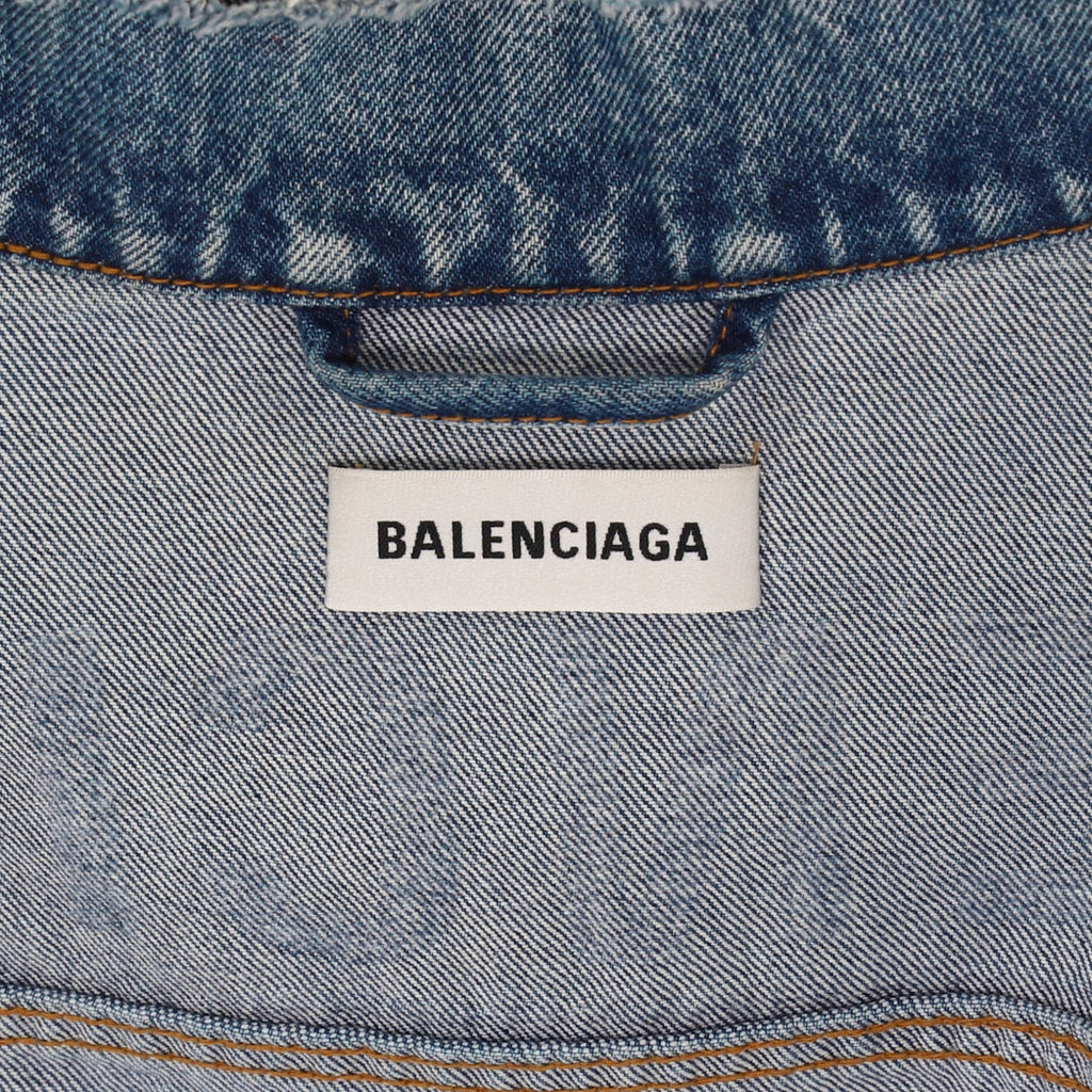Men's Logo Oversized Jacket Denim