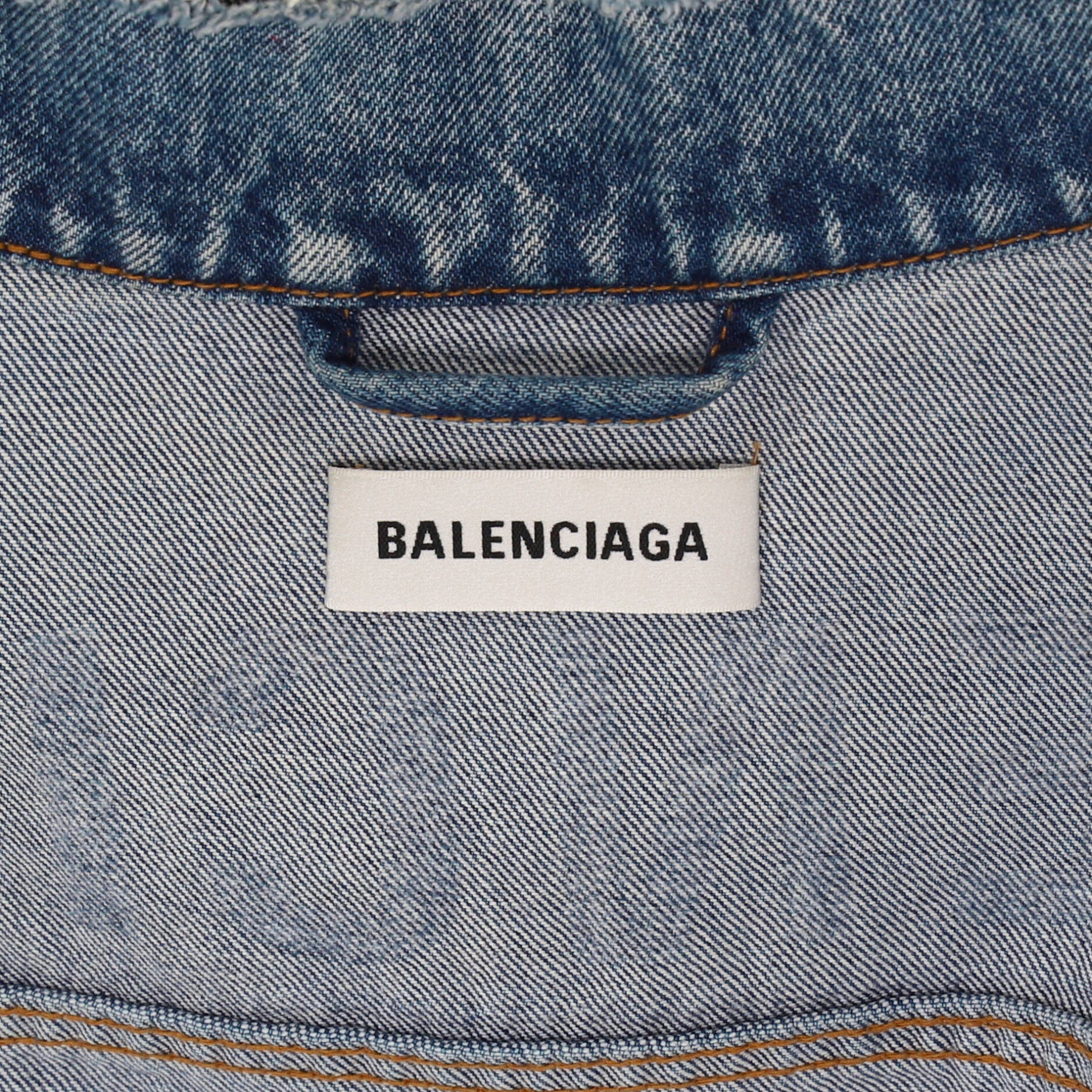 Men's Logo Oversized Jacket Denim