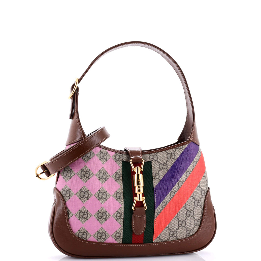 Jackie 1961 Hobo Printed GG Coated Canvas Small