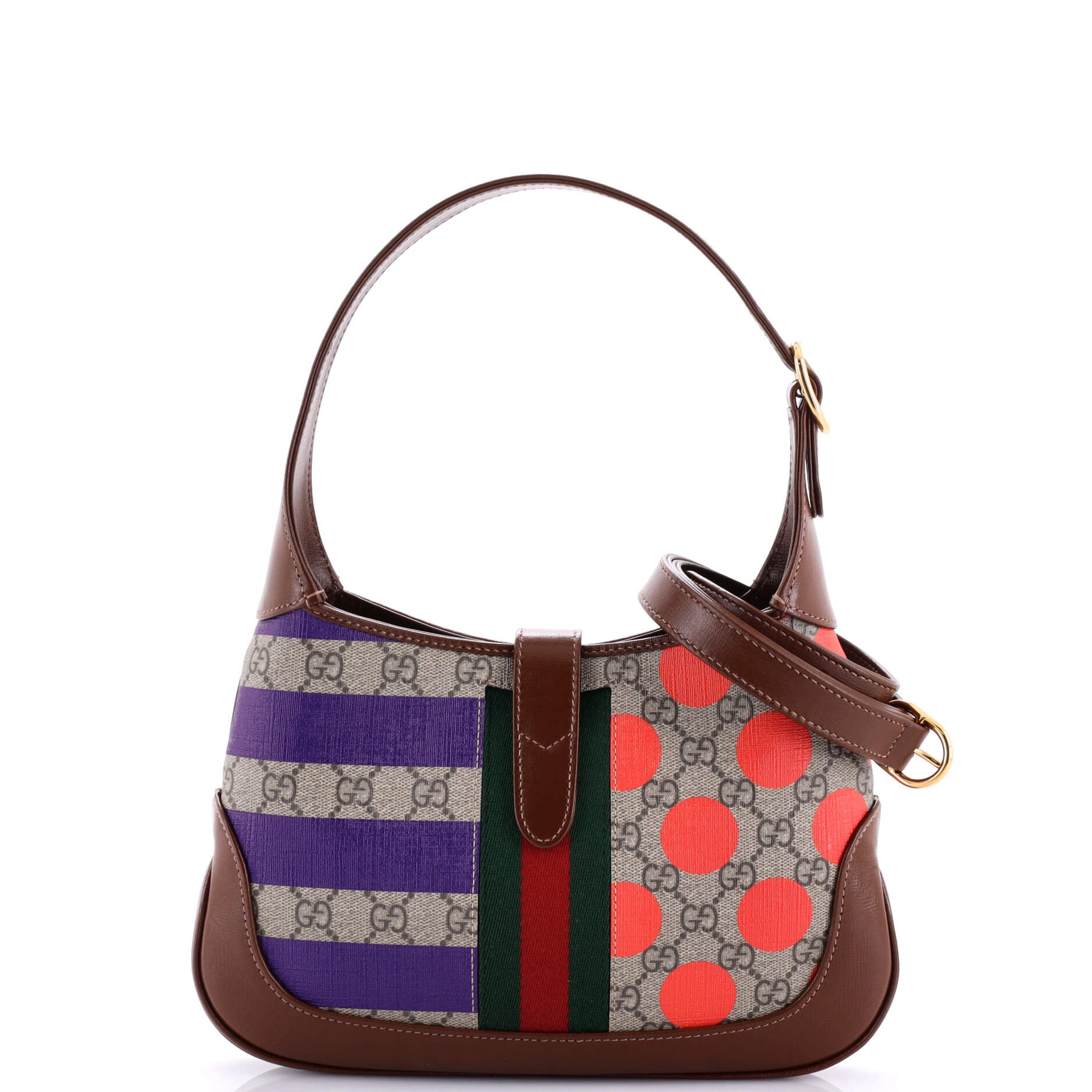 Jackie 1961 Hobo Printed GG Coated Canvas Small