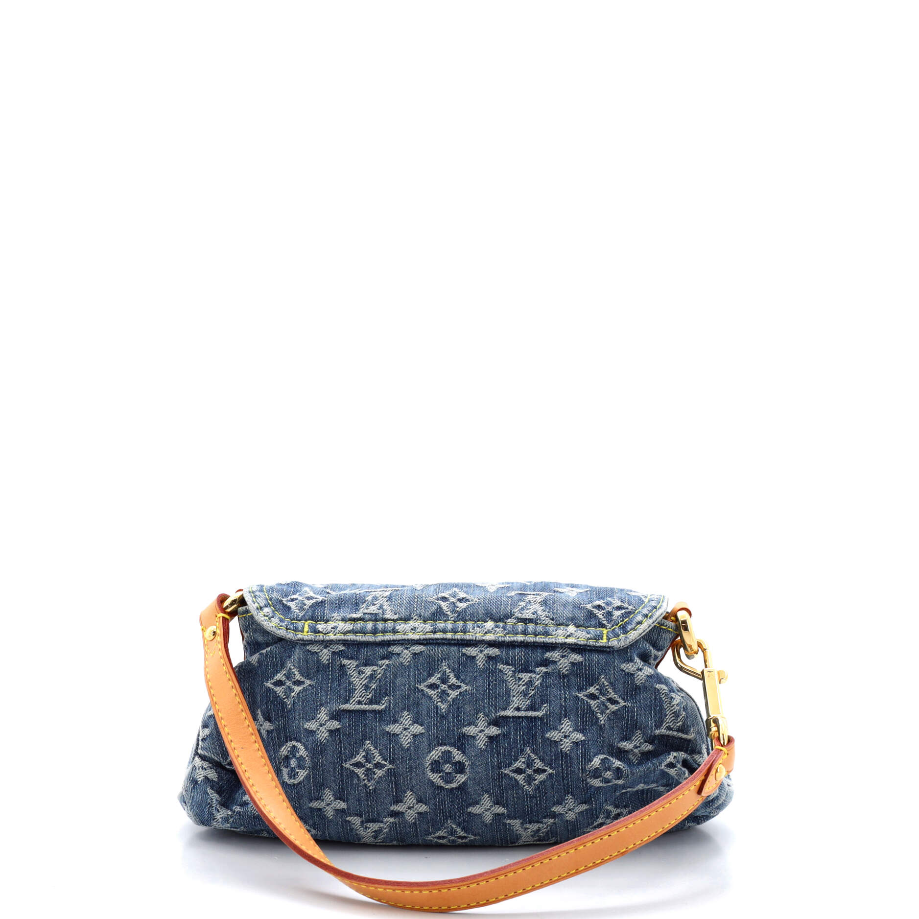 Pleaty Handbag Denim Mini