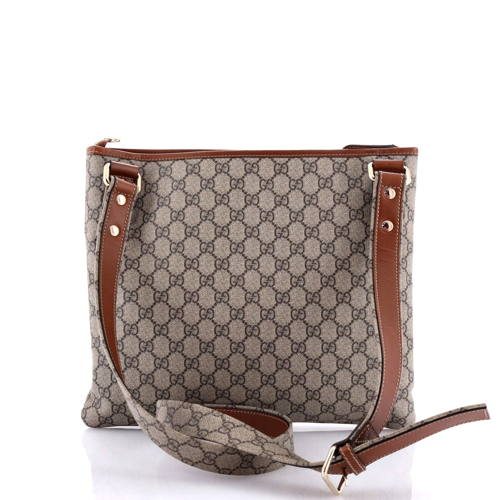 Web Loop Flat Messenger GG Coated Canvas Large