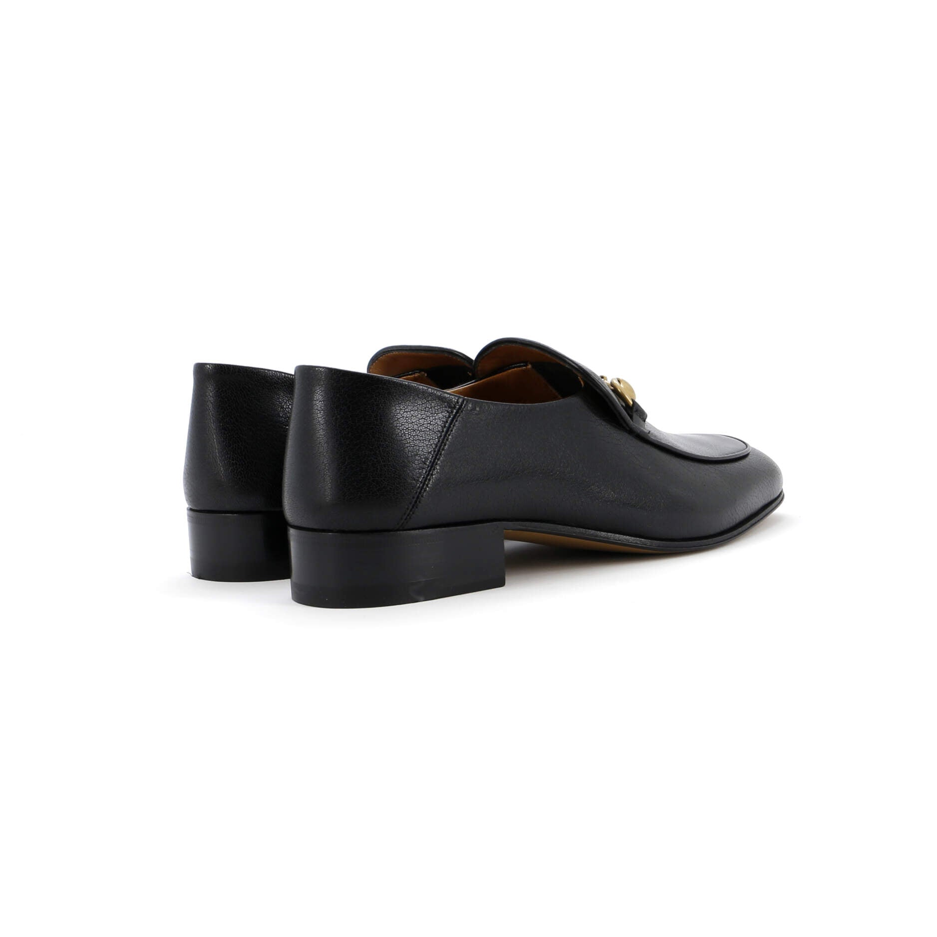 Women's Horsebit Mid-Heel Loafers Leather
