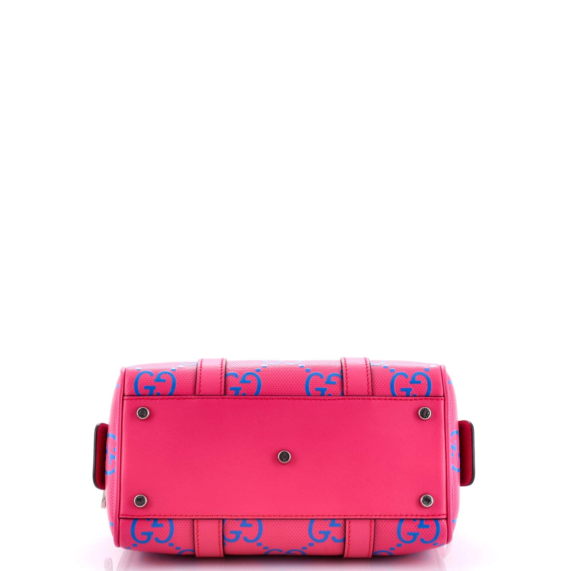 Duffle Bag GG Embossed Perforated Leather Mini
