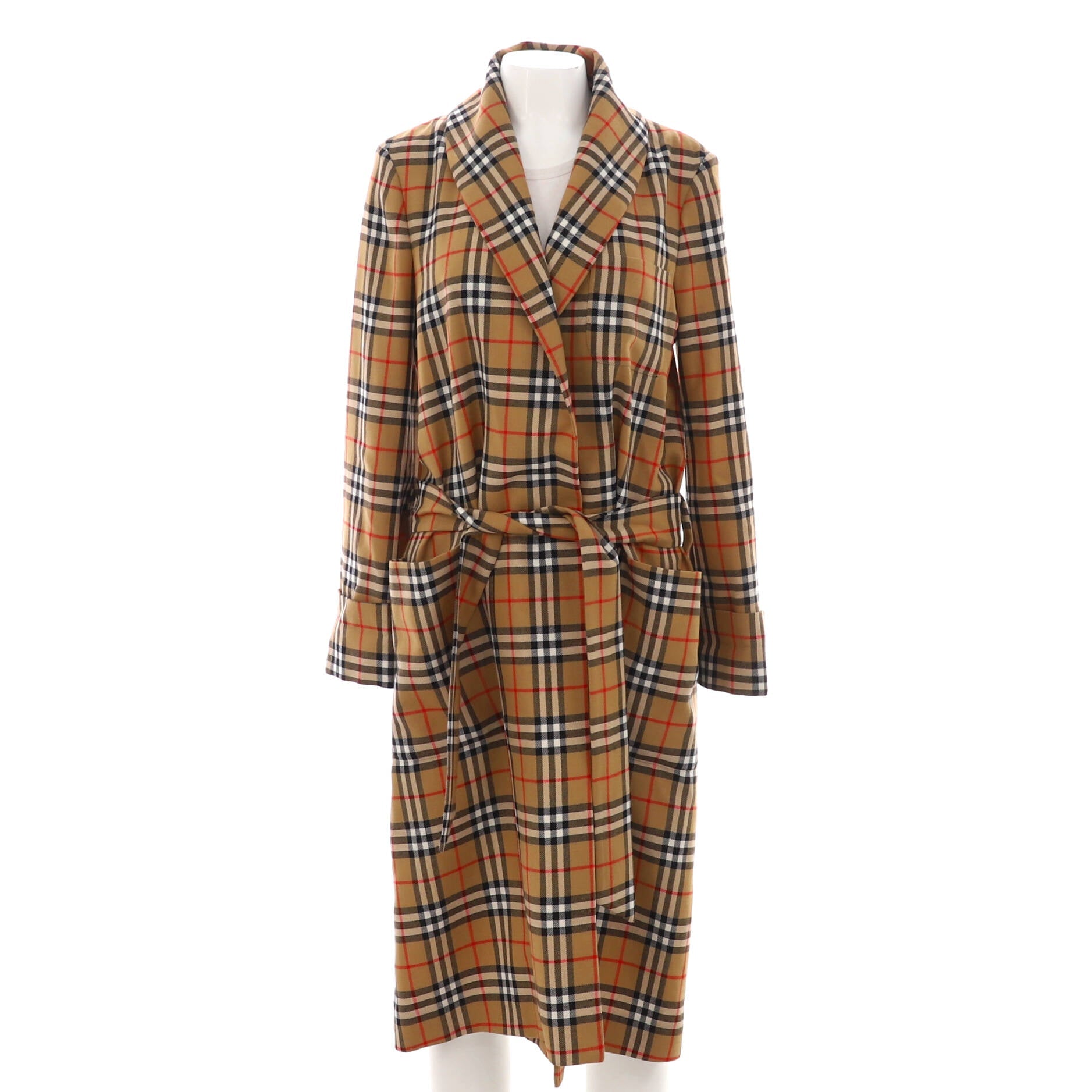 Women's Aldermoore Belted Trench Coat Vintage Check Wool
