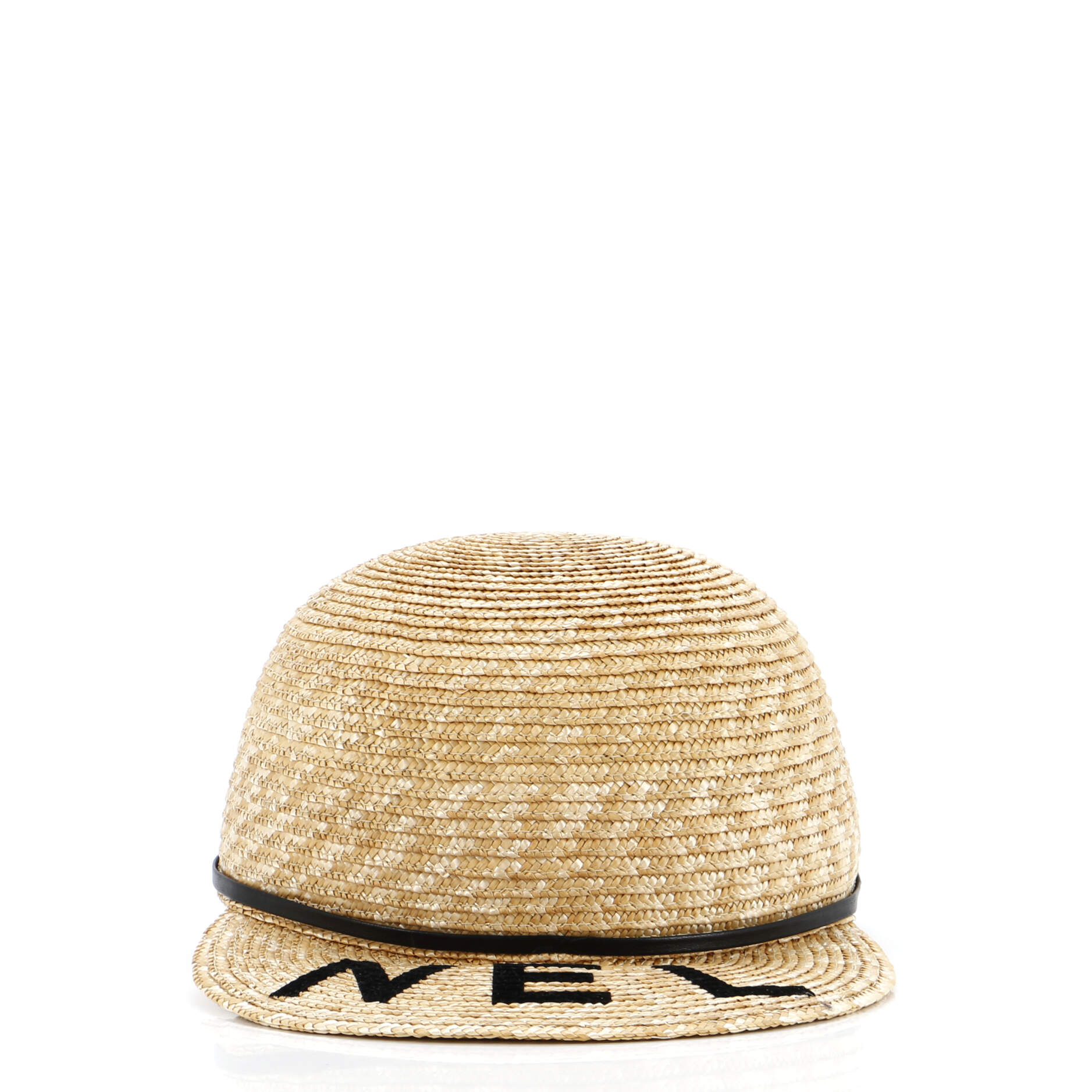 Double Sided Logo Cap Straw with Lambskin