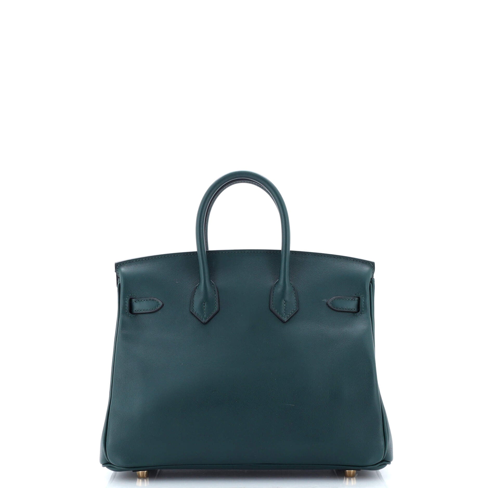 Birkin Handbag Vert Cypress Swift with Gold Hardware 25