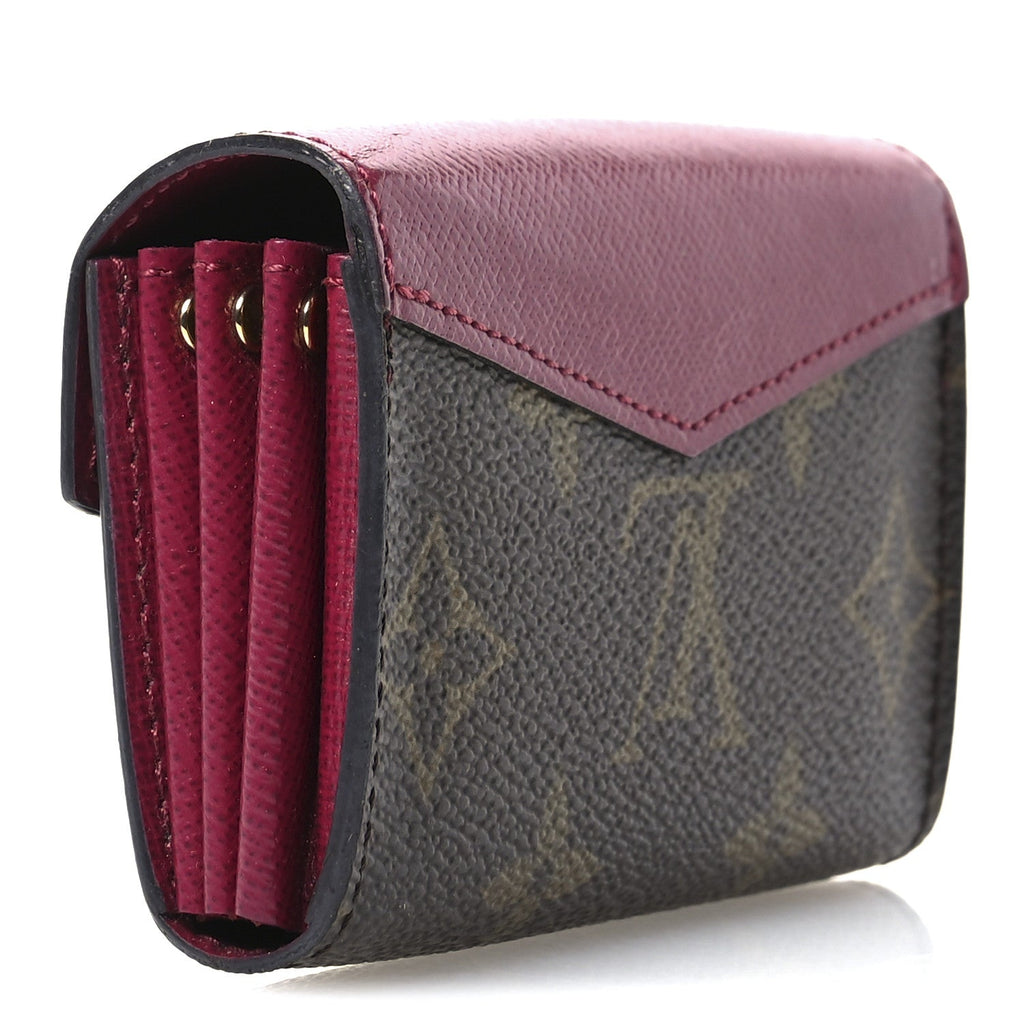 Monogram Sarah Multicartes Fuchsia