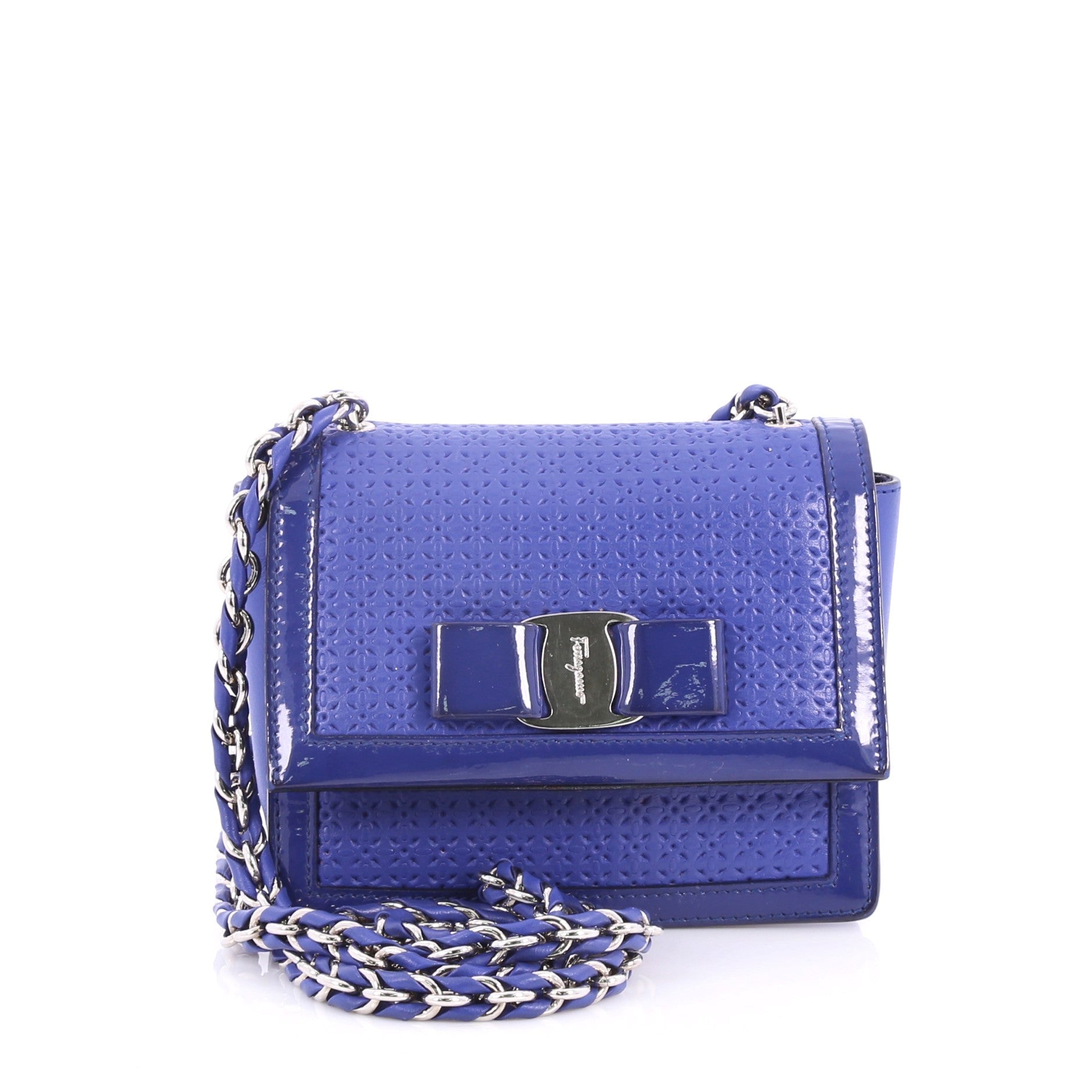 Ginny Crossbody Bag Laser Cut Leather Mini