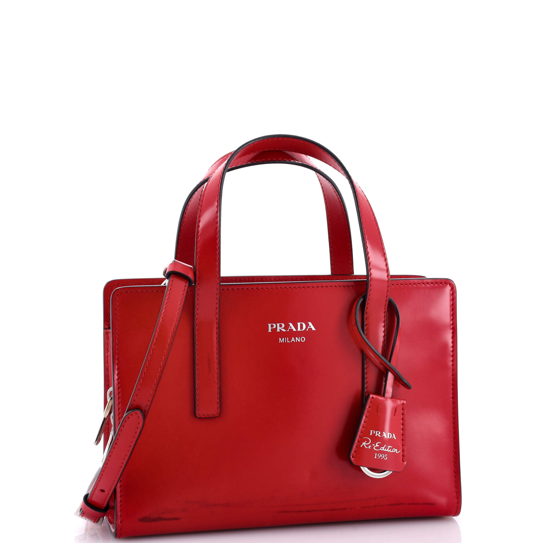 Re-Edition 1995 Tote Spazzolato Leather Mini