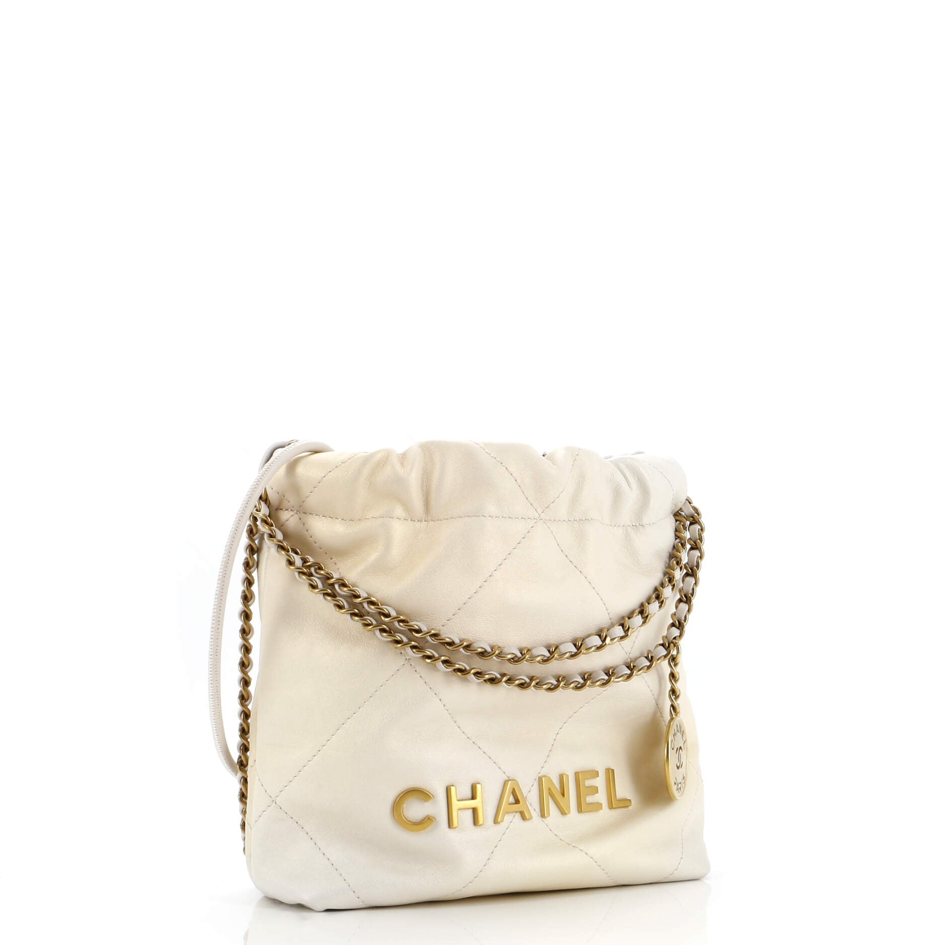 22 Chain Hobo Quilted Shaded Calfskin Mini
