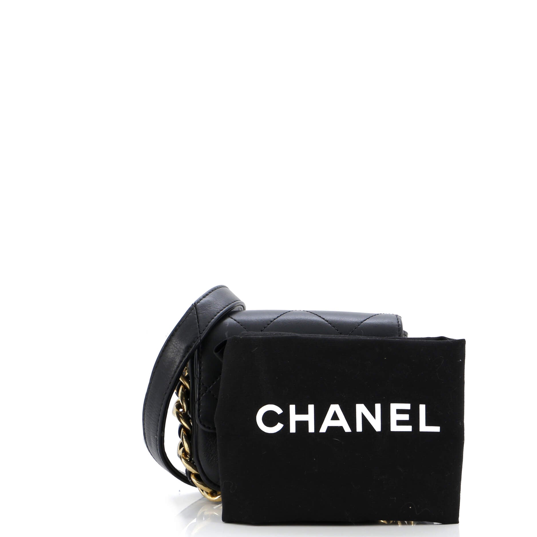 Framing Chain Flap Bag Quilted Calfskin Mini