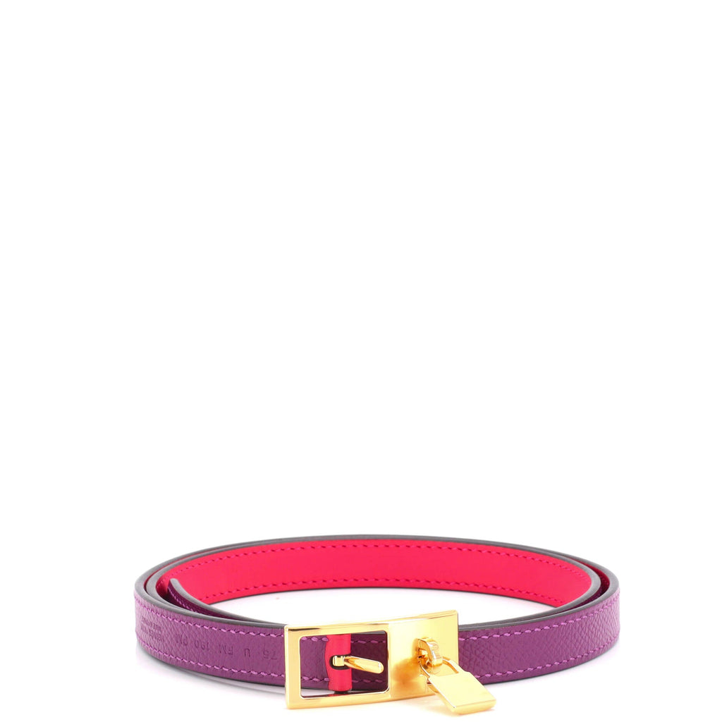 Lucky 15 Reversible Belt Leather Thin 75