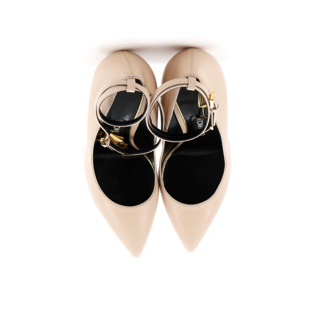 Women's Padlock Pumps Leather