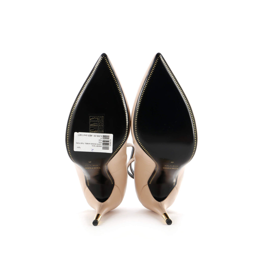Women's Padlock Pumps Leather