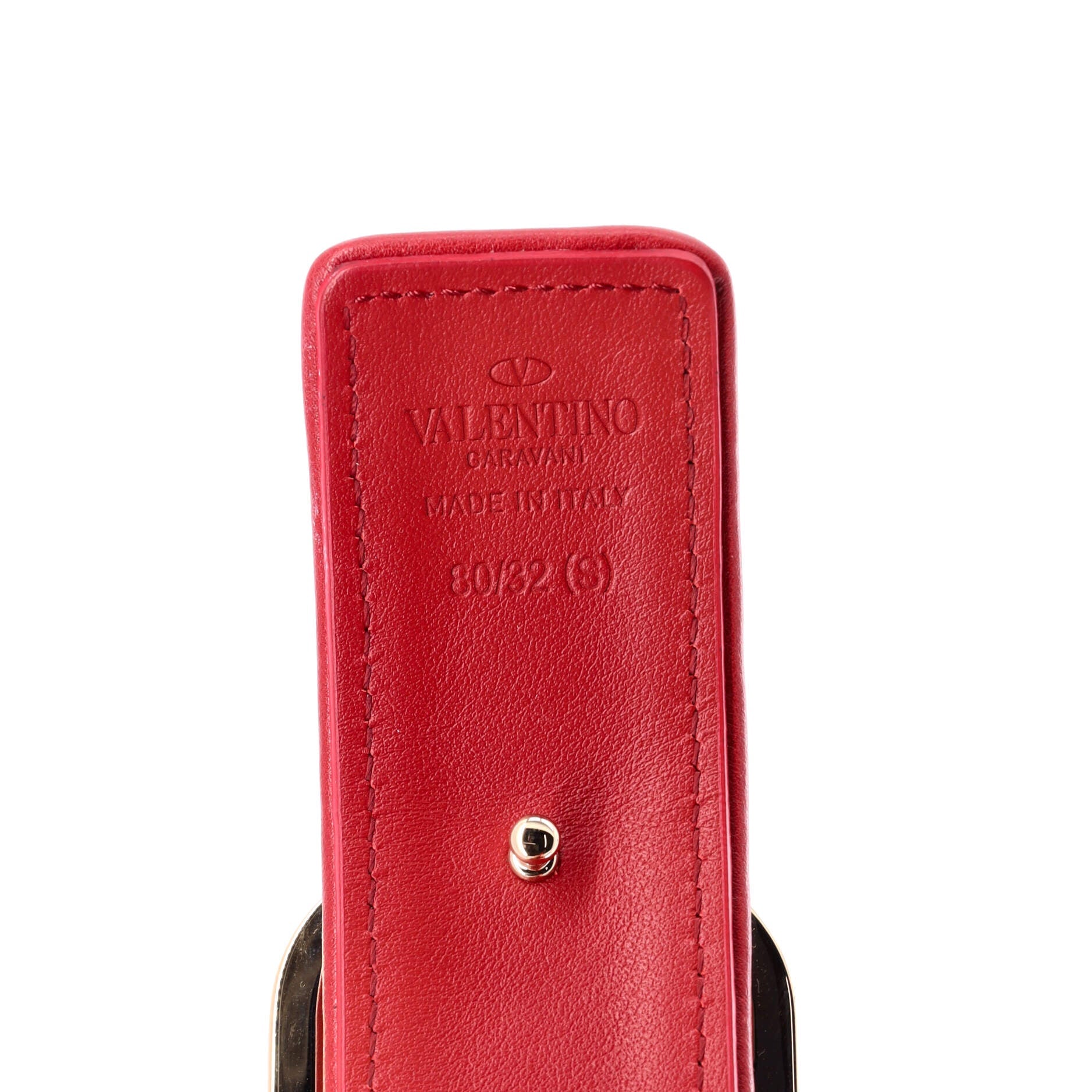 VLogo Reversible Belt Iconographe Canvas and Leather Medium 80