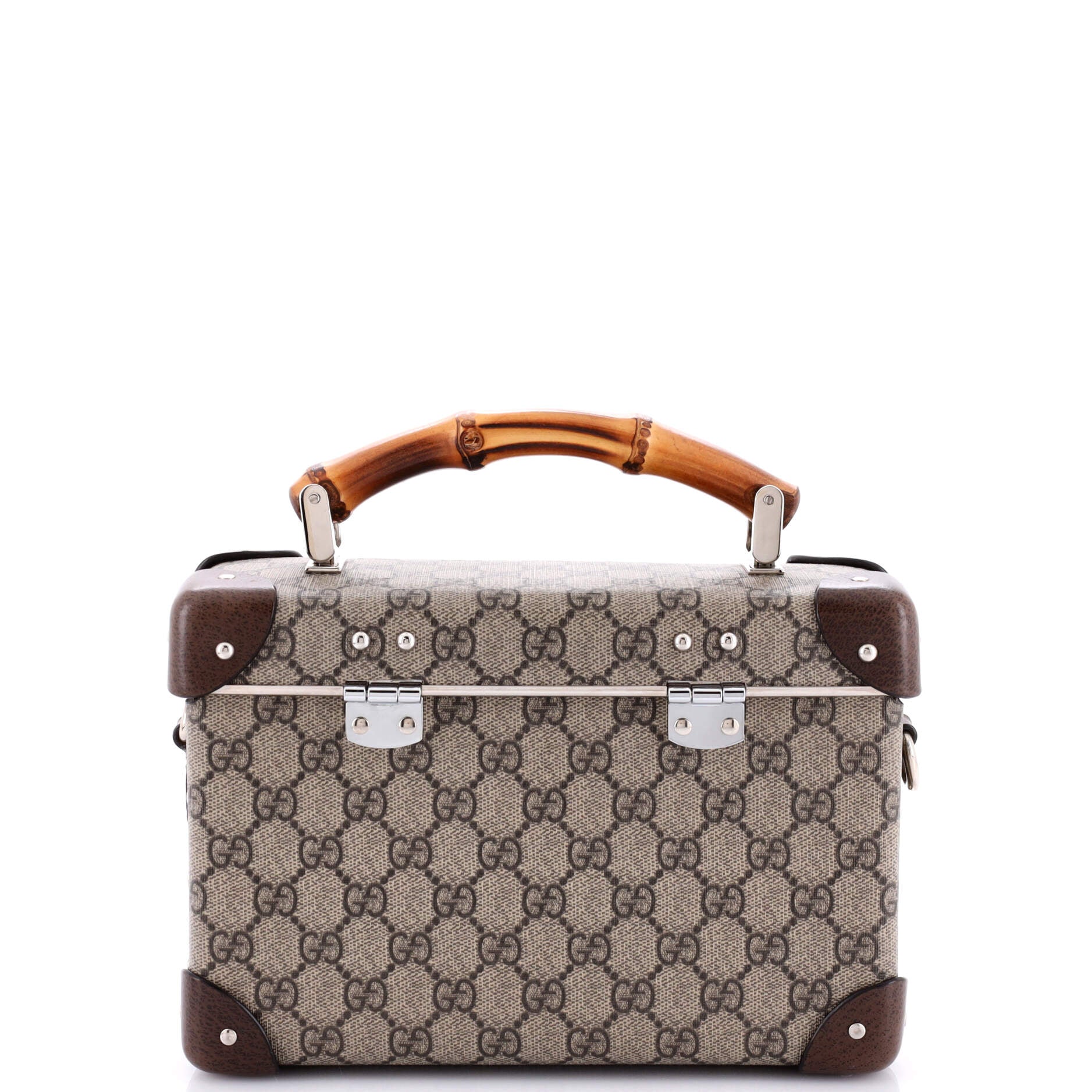 Bamboo Globe-Trotter Vanity Case GG Coated Canvas