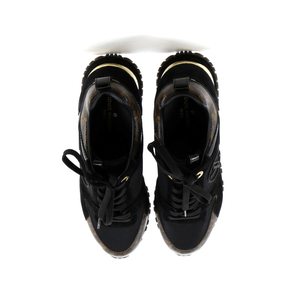Women's Run Away Sneakers Mesh with Monogram Canvas and Suede