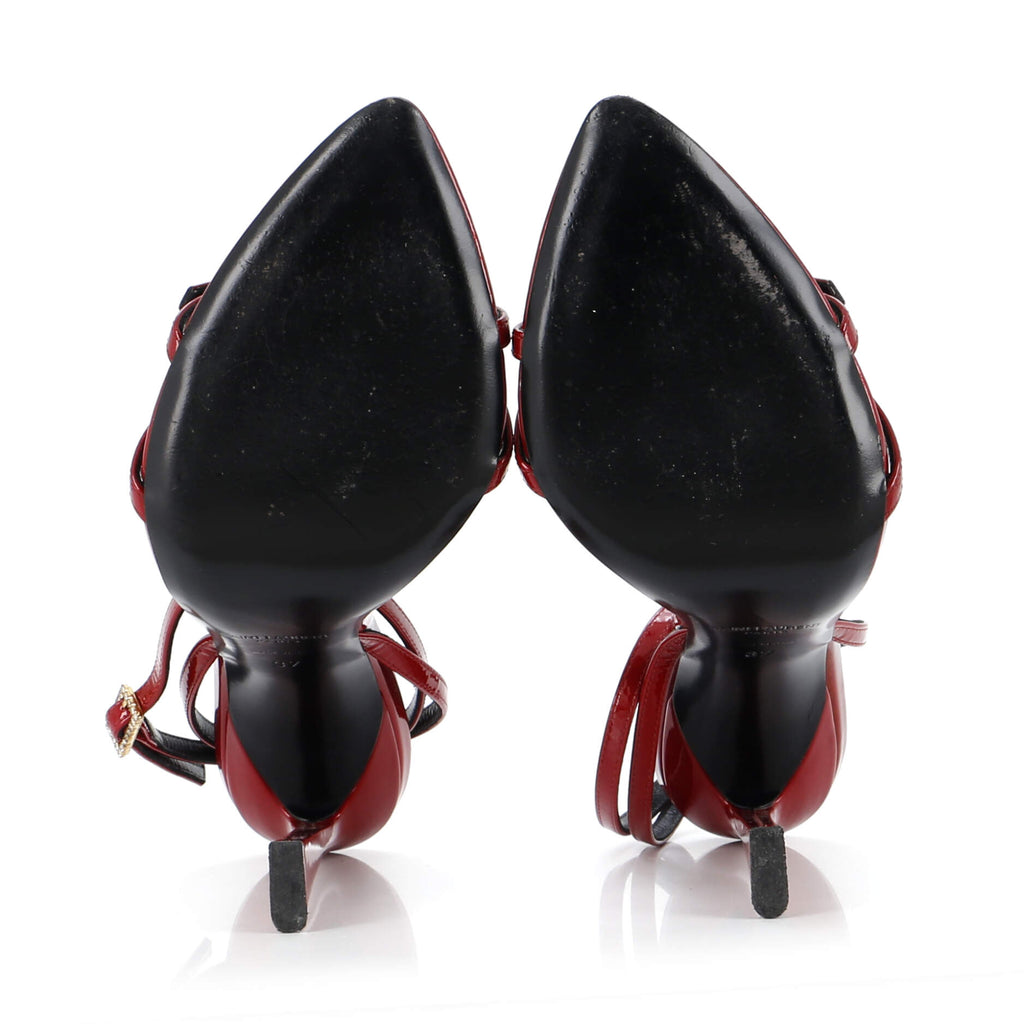 Women's Gippy Crisscross Mule Sandals Patent 110