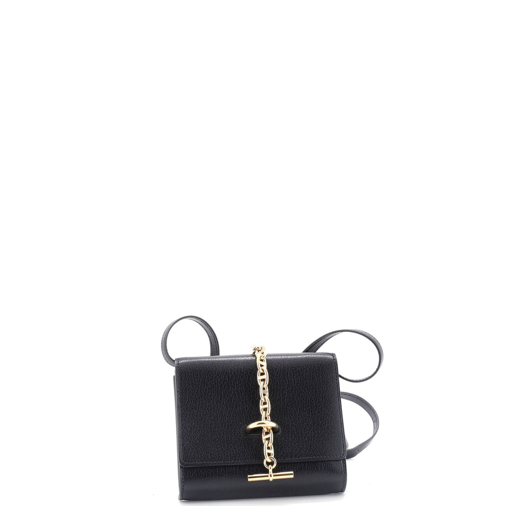 Chaine d'Ancre Compact Wallet on Strap Chevre Mysore