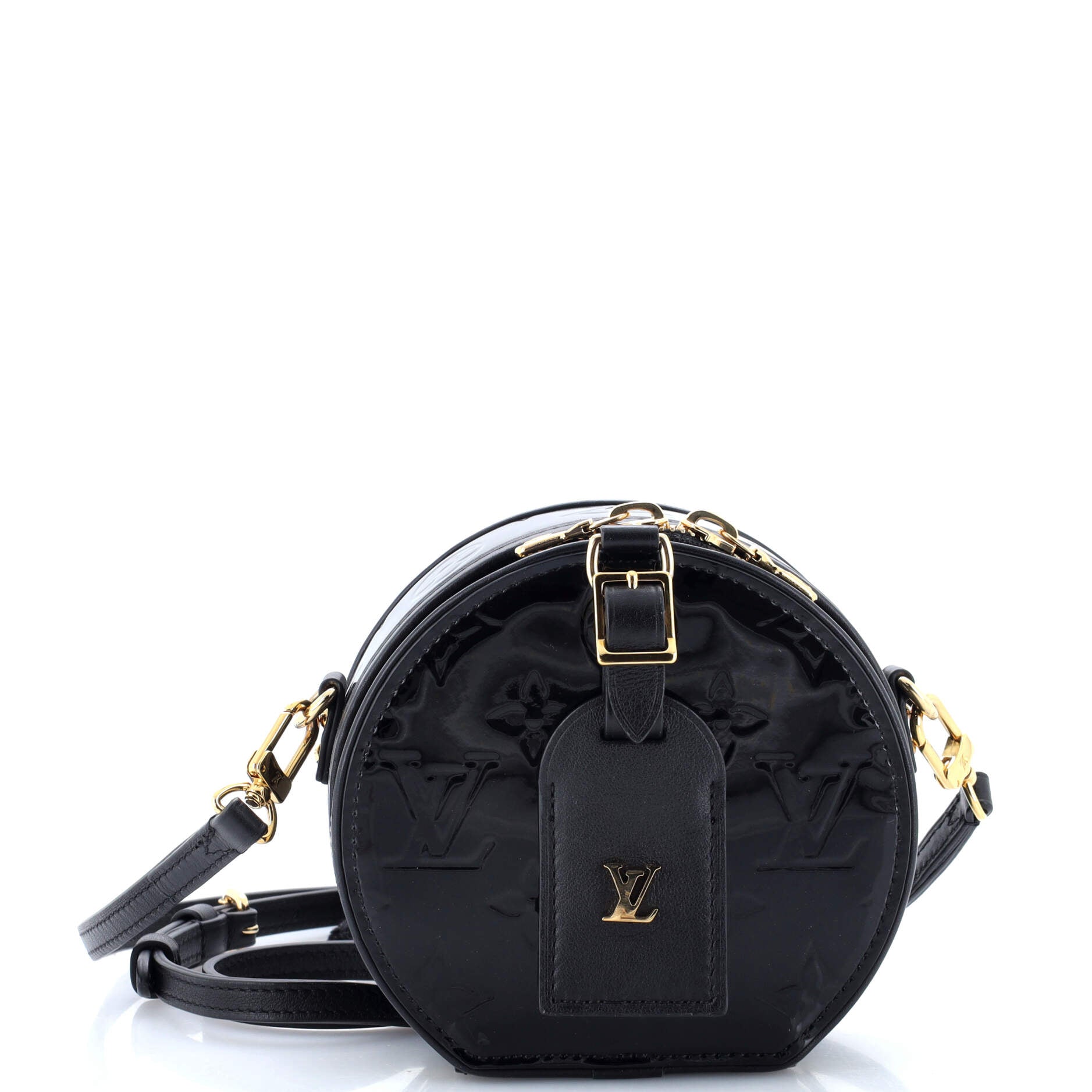 Mini Boite Chapeau Bag Monogram Vernis