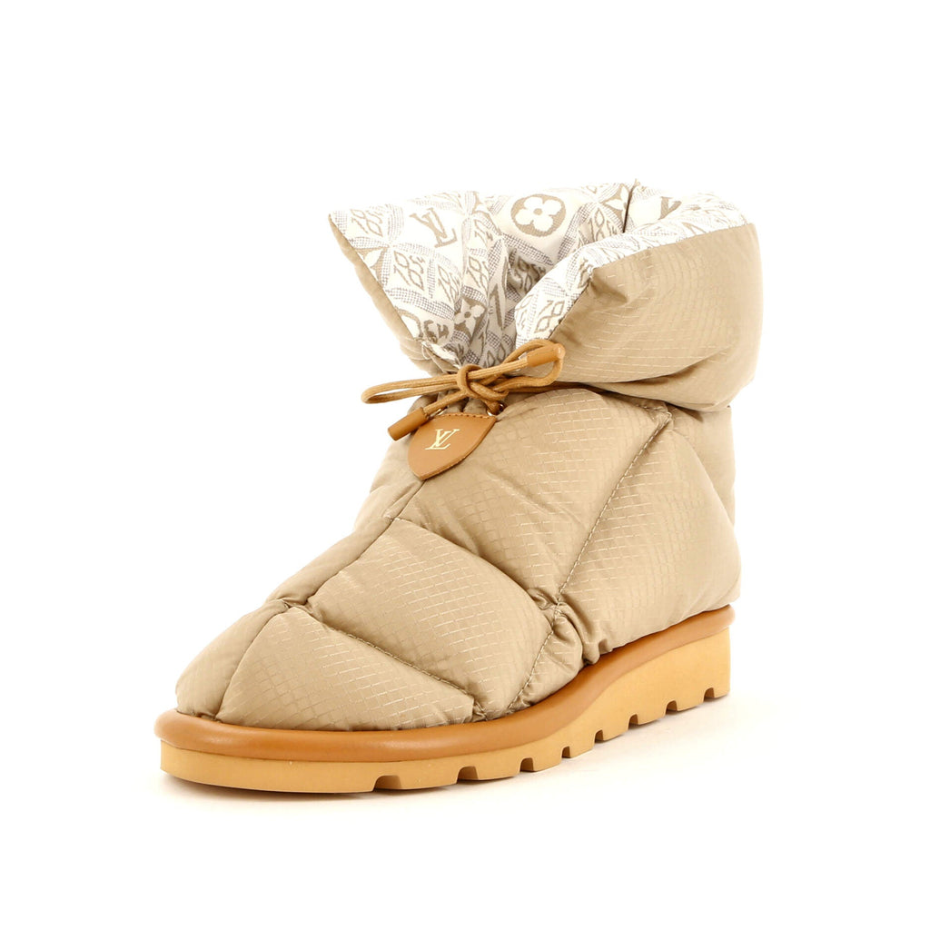 Women's Pillow Comfort Ankle Boots Nylon with Limited Edition Since 1854 Monogram Nylon