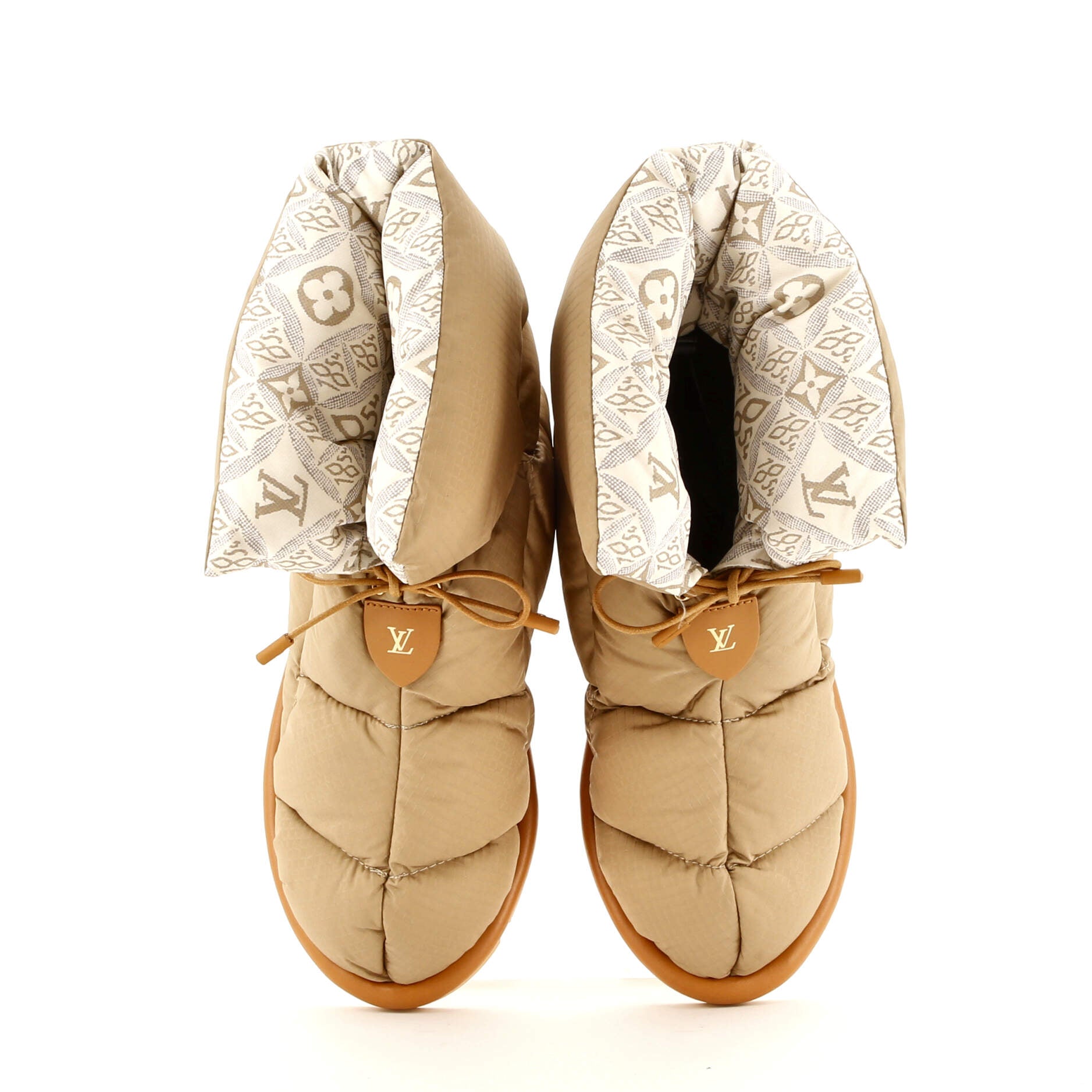 Women's Pillow Comfort Ankle Boots Nylon with Limited Edition Since 1854 Monogram Nylon