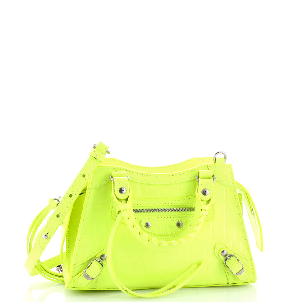 Neo Classic City Bag Crocodile Embossed Leather Mini