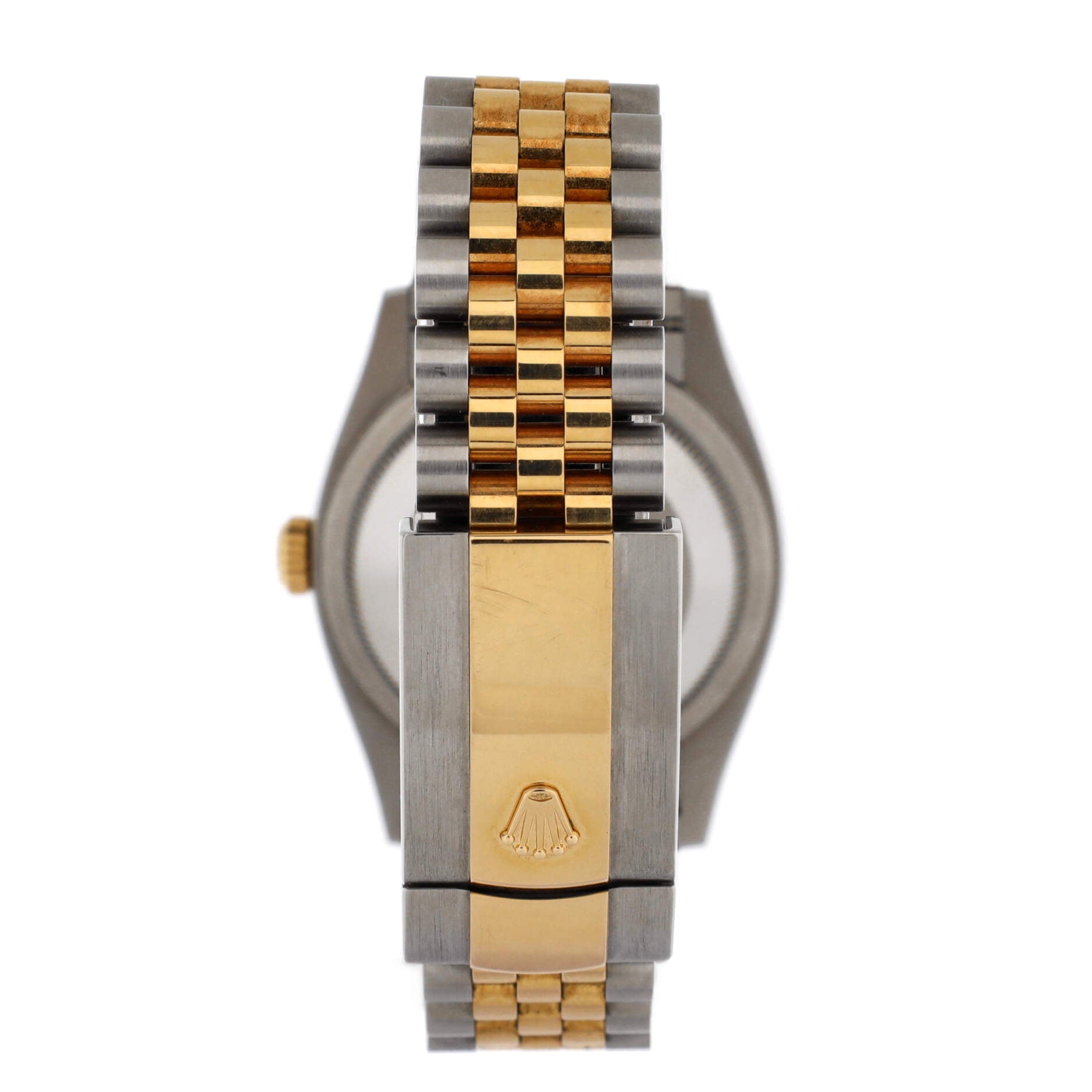 Oyster Perpetual Datejust Automatic Watch Stainless Steel and Yellow Gold with Diamond Markers 36