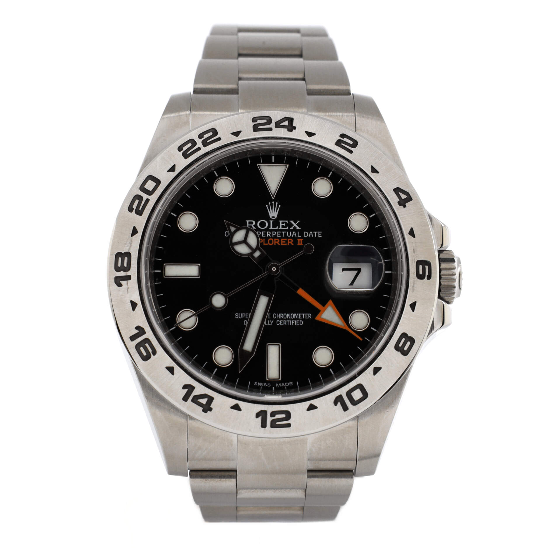 Oyster Perpetual Explorer II Automatic Watch Stainless Steel 42