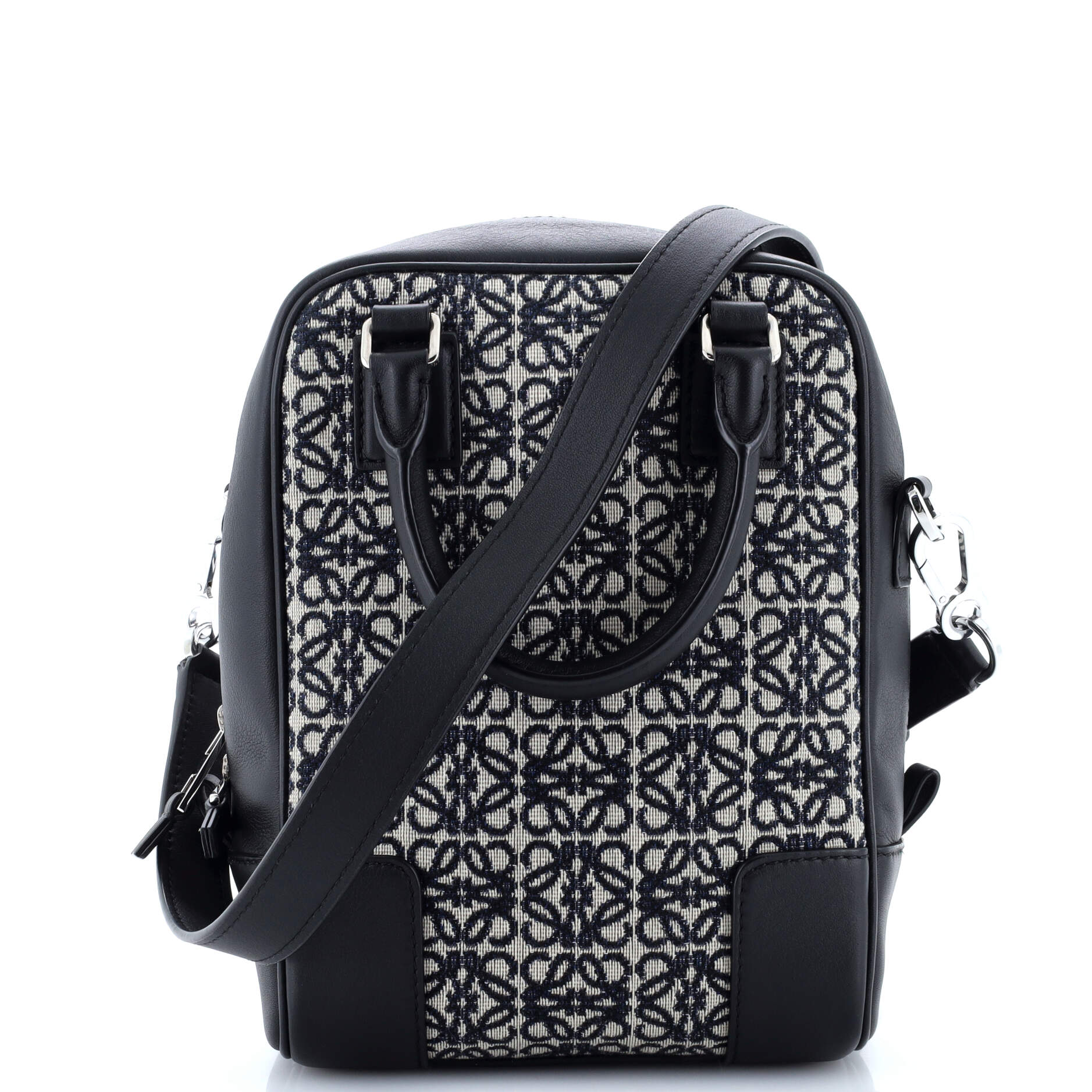 Amazona Bag Leather and Jacquard Canvas 15