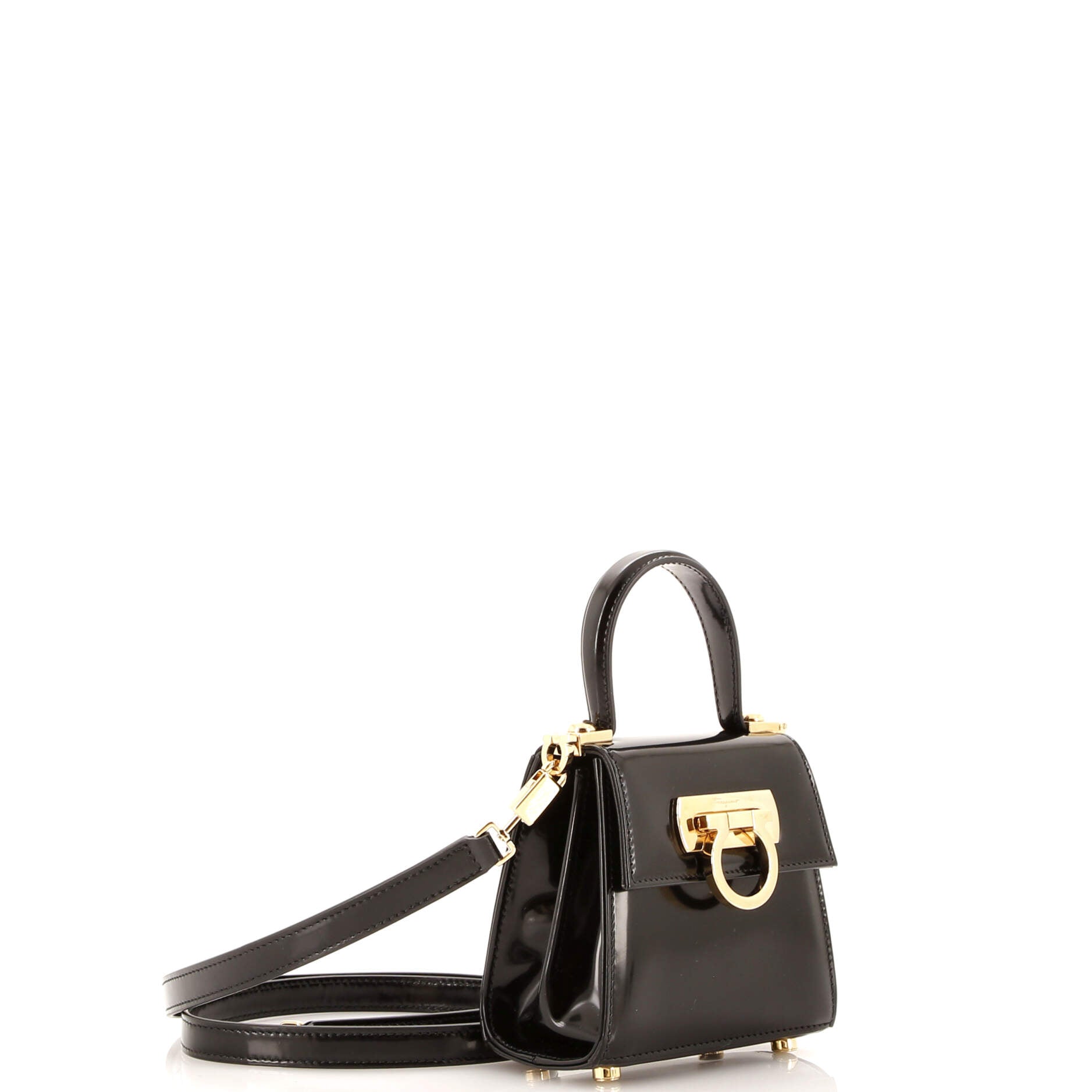 Iconic Top Handle Bag Leather XS