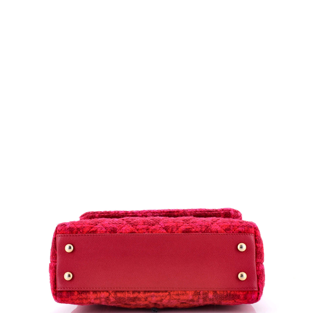 Coco Top Handle Bag Quilted Tweed Mini