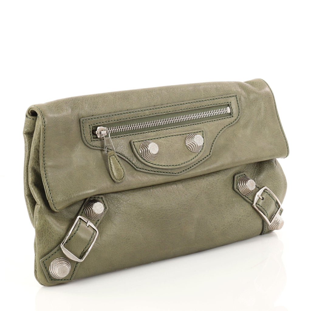 Envelope Clutch Giant Studs Leather