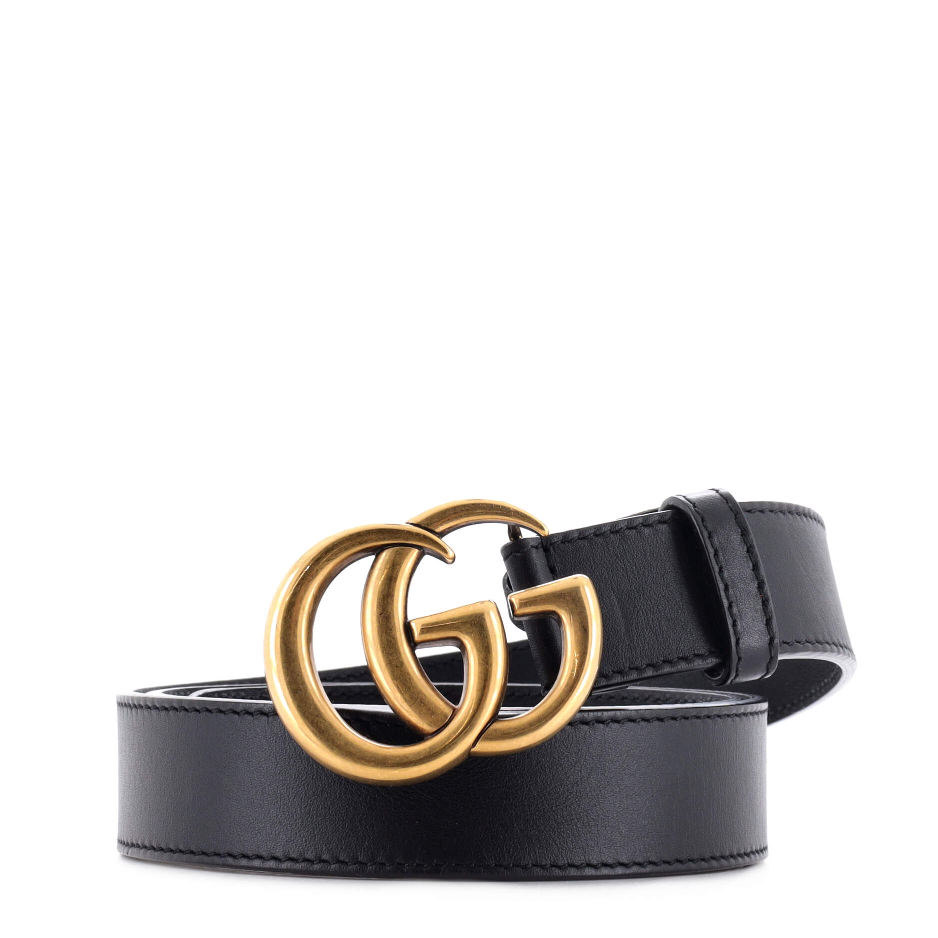 GG Marmont Belt Leather Thin 105