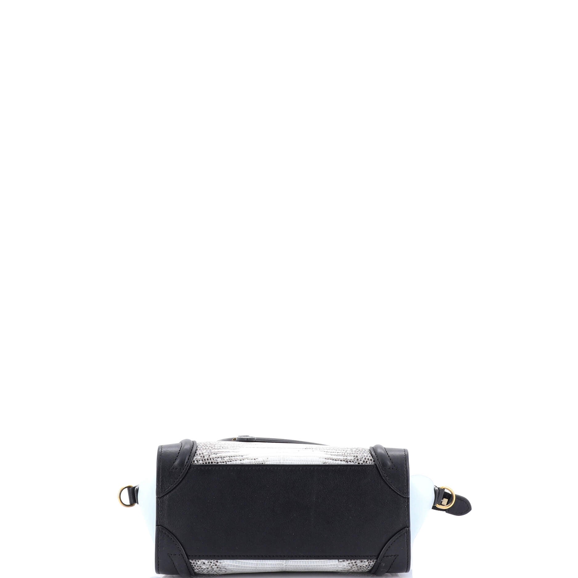 Luggage Bag Lizard and Leather Nano