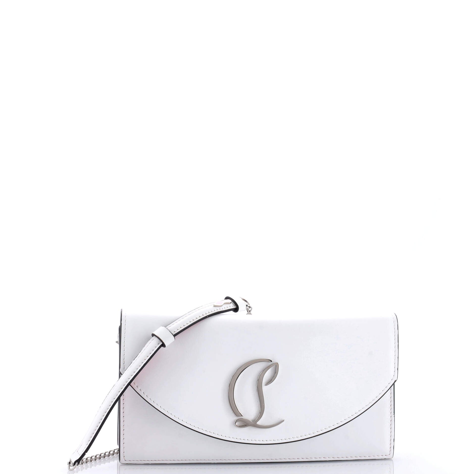 Loubi54 Chain Clutch Leather